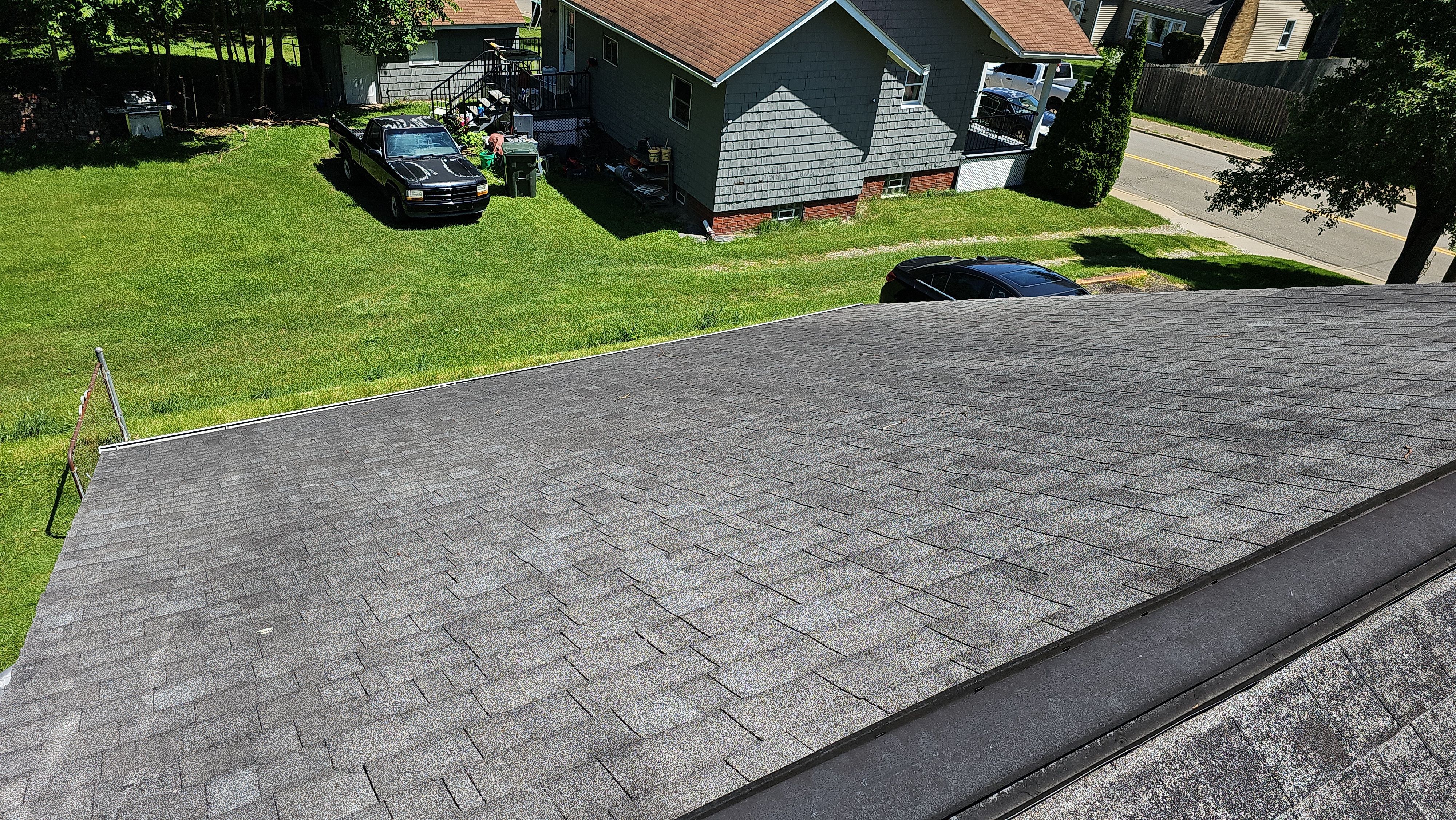 Atlas Pinnacle, Color, Oyster Shell, Drip Edge, Color, White by Eagle Eye Roofing