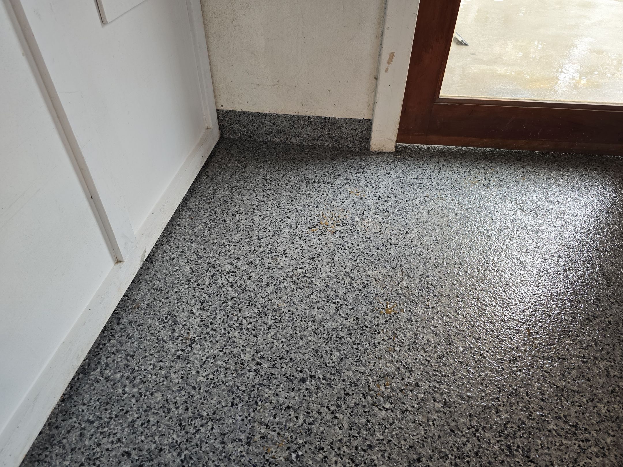 Check it out! Steelwheel Corner gets a new floor! by Elite Floor Solutions