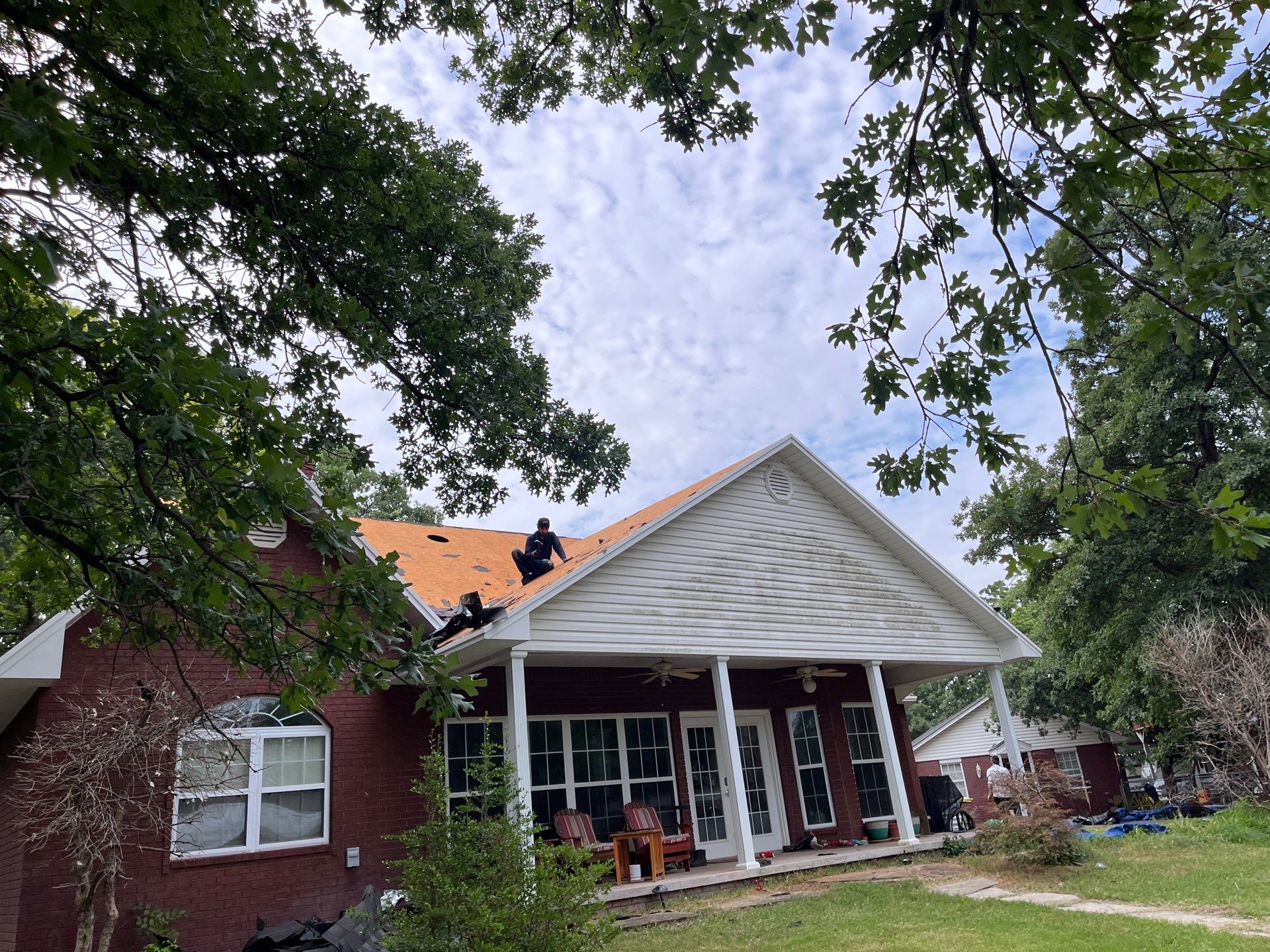 GAF Timberline Roof Replacement in Wynnewood, Oklahoma by BANA Roofing and Solar Supply