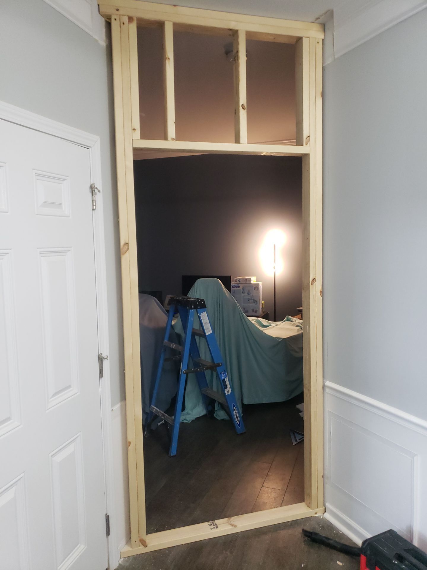 Office Upgrade: From Open to Private! 🚪✨ by A Step Above Handy LLC
