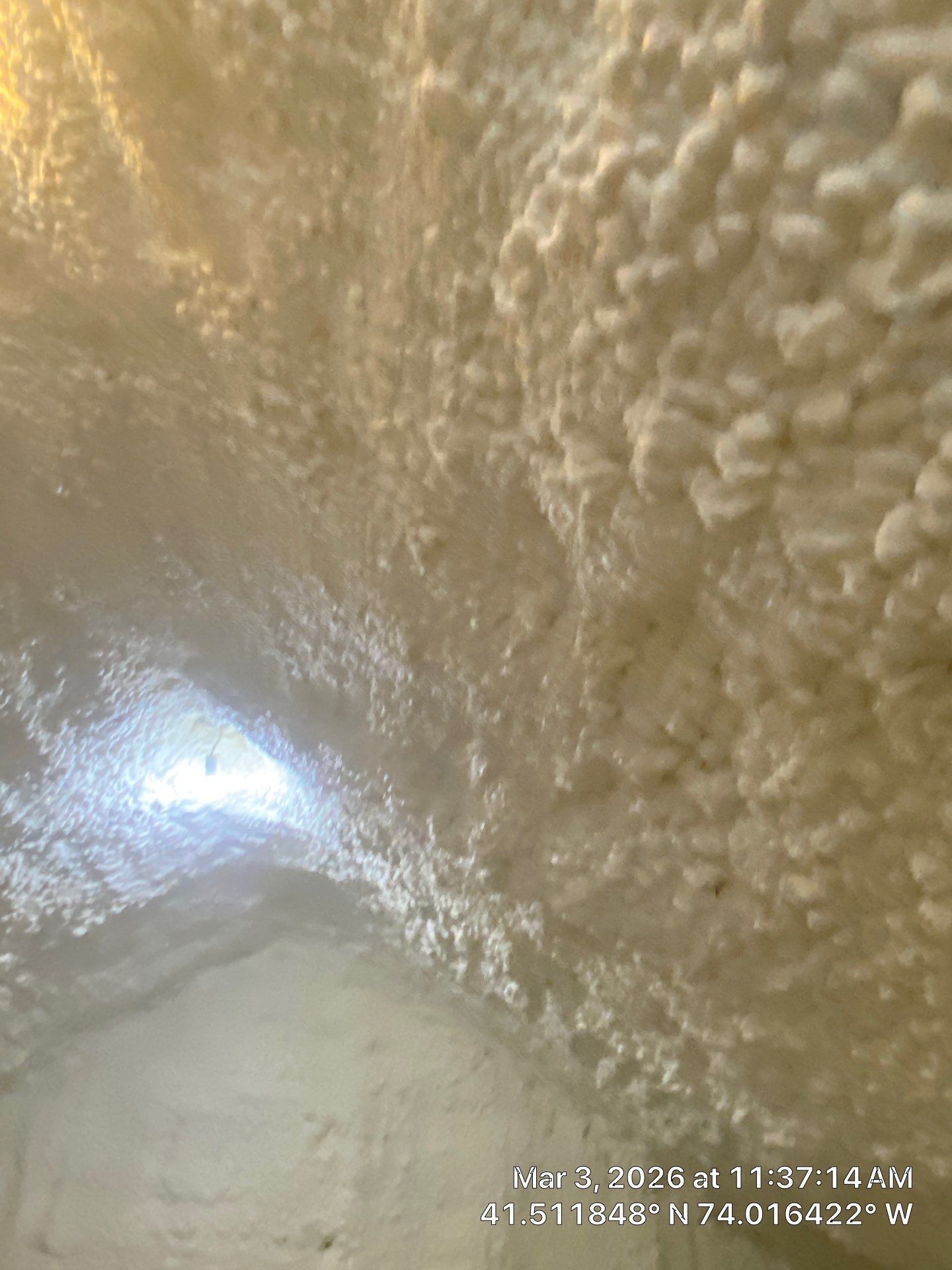 Attic Insulation using open cell spray foam by NYS Foam & Energy
