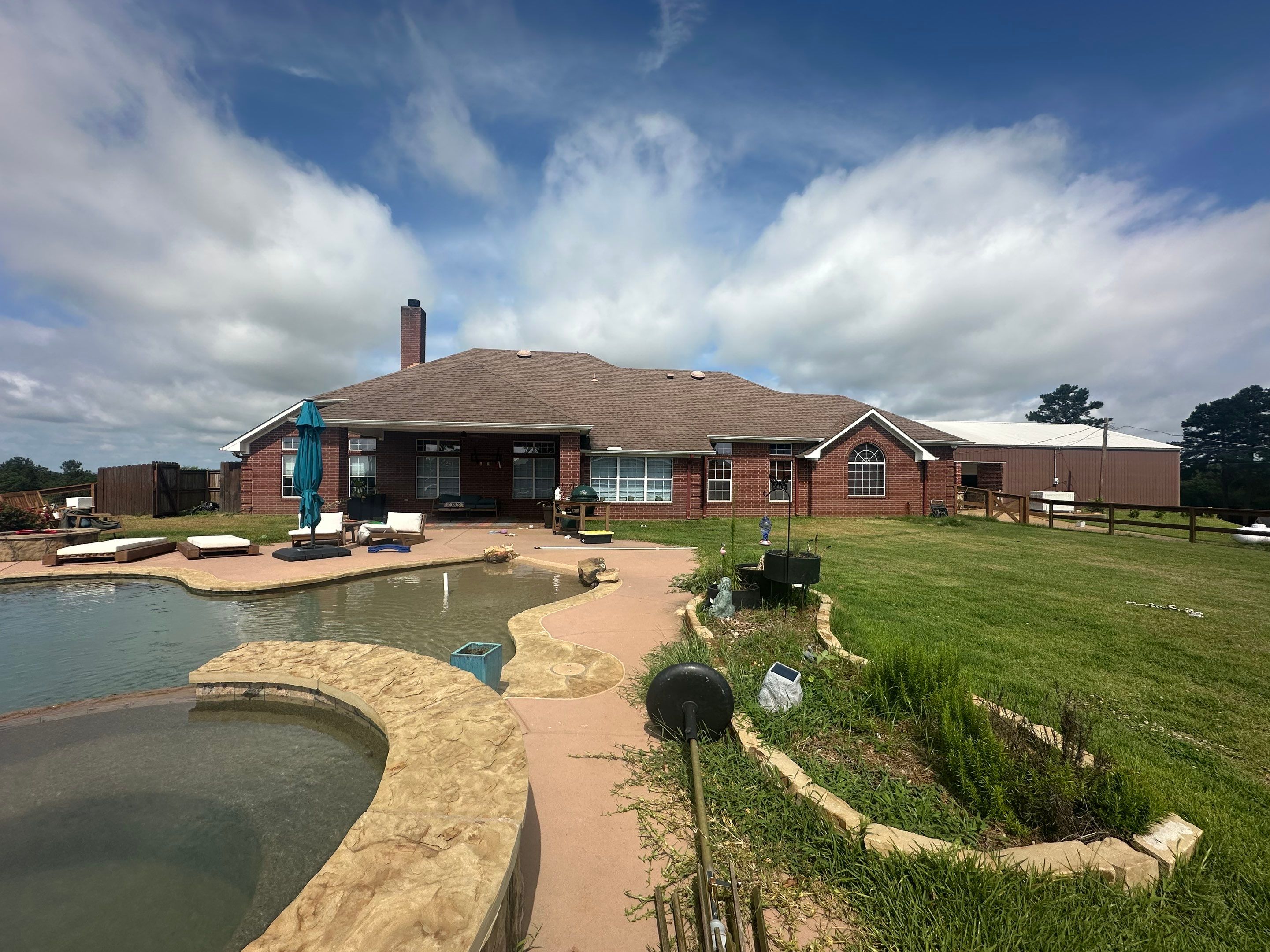 Exterior Transformation in Troup Texas by Quality Coats Painting