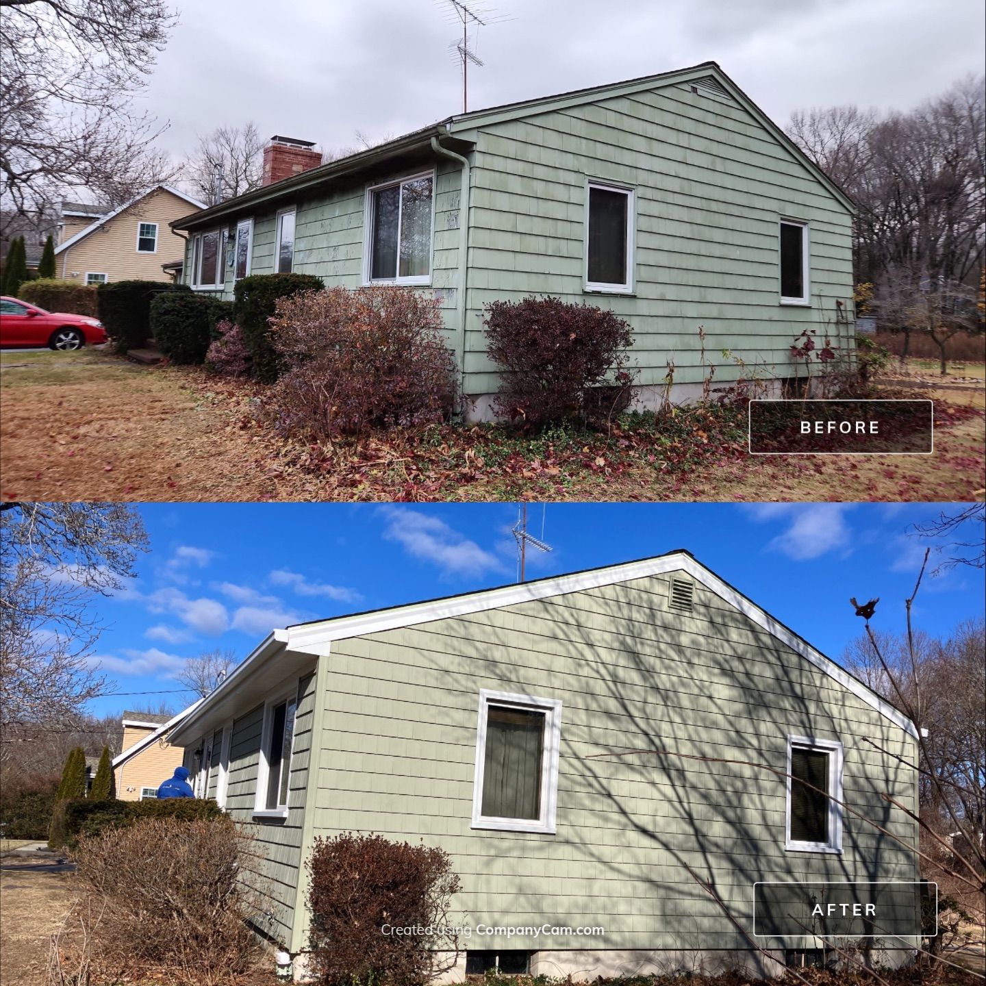 Refreshed Siding with Cert Cedar Impressions D/7 Straight Bottom Perfection, Cypress by DiGiorgi Roofing and Siding Inc