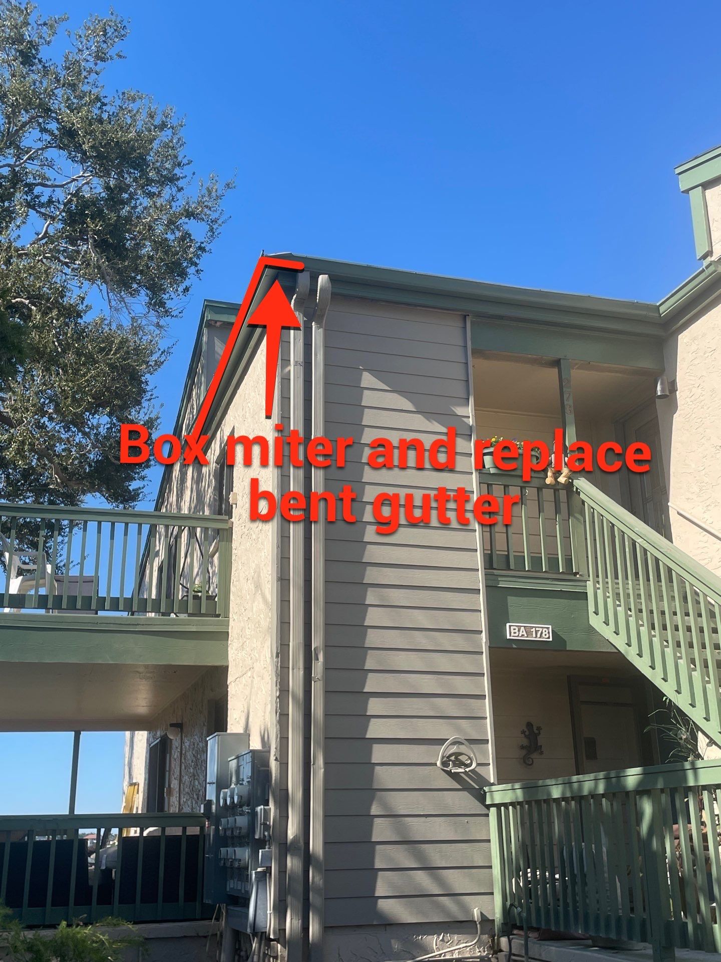 White Gutters Repair and Installation in Sarasota FL by Gutter Professors