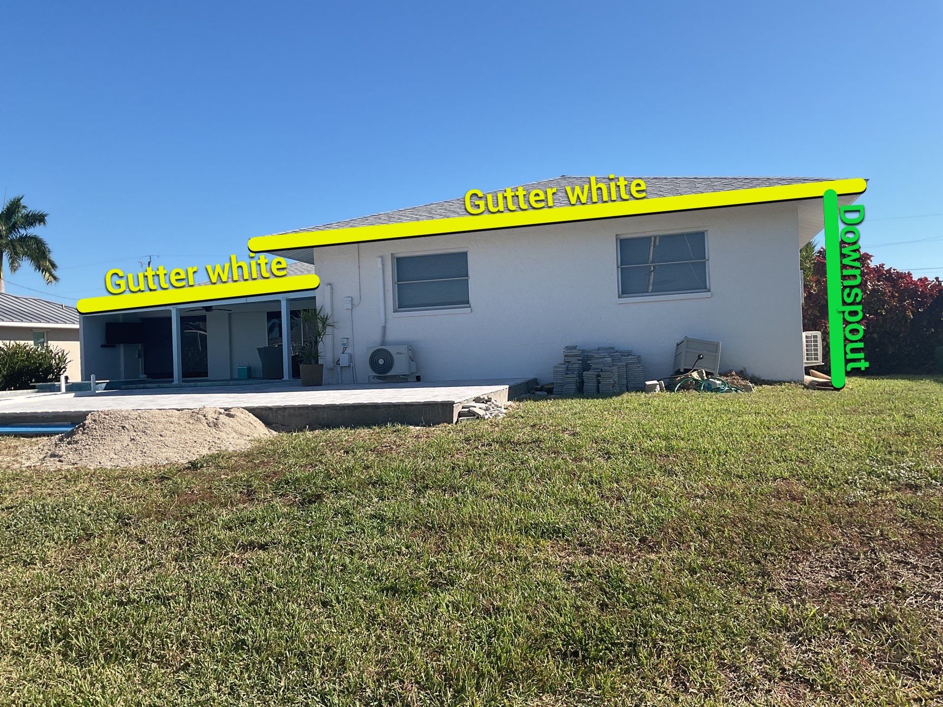 6-Inch K-Style Gutters Installed in Cape Coral FL by Gutter Professors