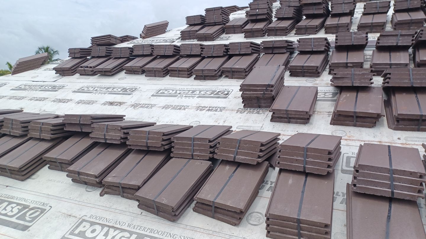 Residential Roofing Installation using Eagle Roofing Tile by BLUES BROTHERS ROOFING