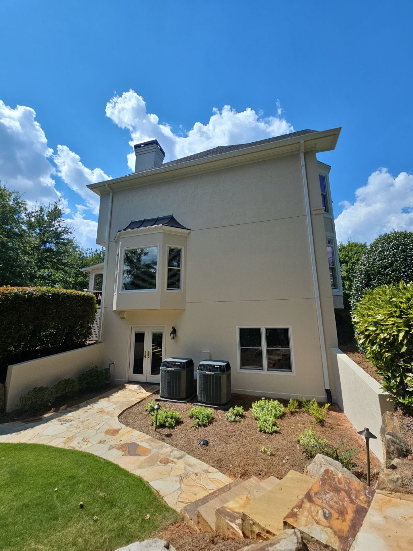 Exterior Transformation in Jonhs Creek by Atlanta's Paint Doctor