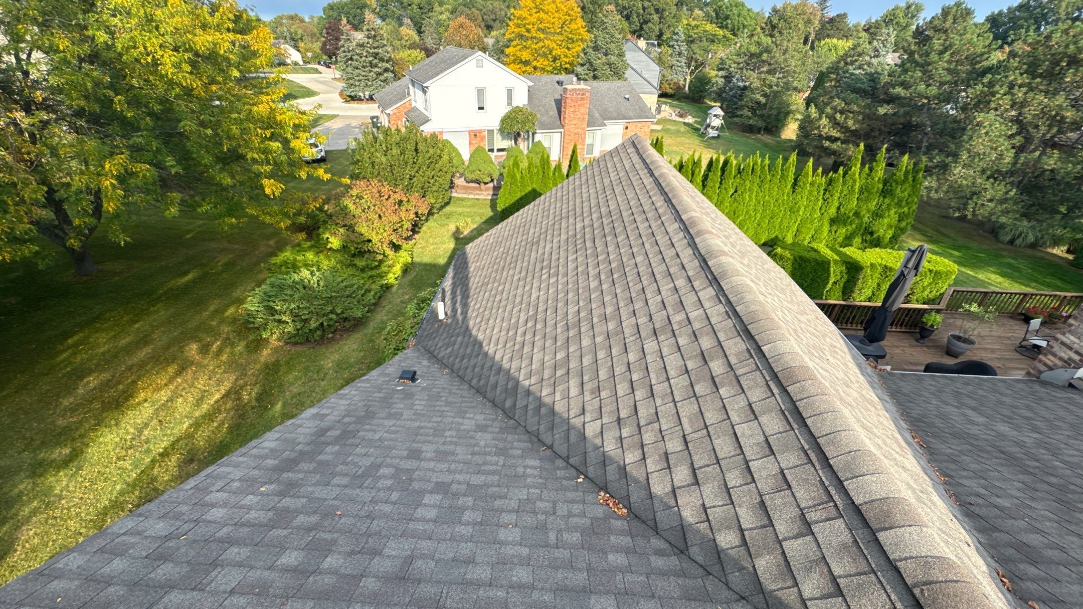 Roof Replacement using Owens Corning Teak by 180 Contractors
