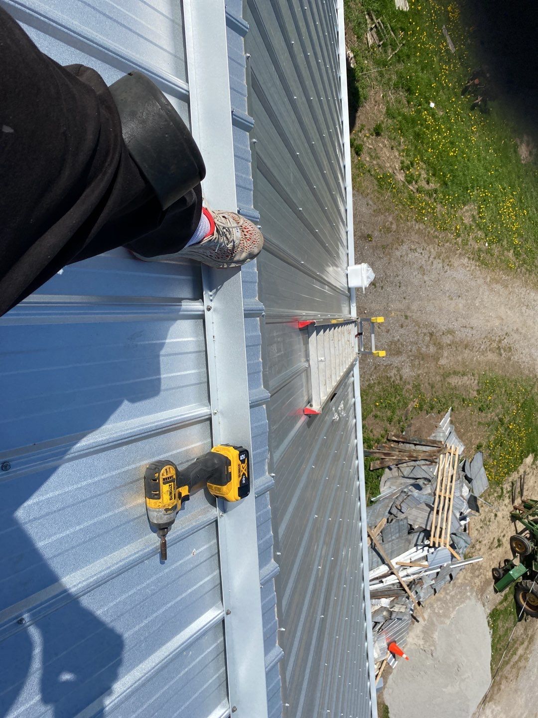 Barn Roof Exposed Fastener Metal Roof using Vicwest UltraVic by Jay Carter Roofing & Sheet Metal
