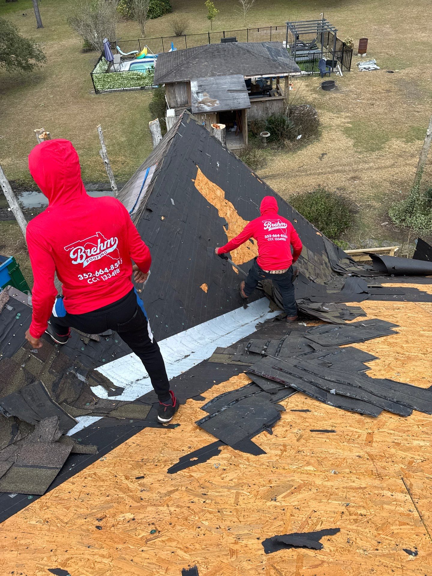 Reroof in Gainesville, Florida by Brehm Roofing