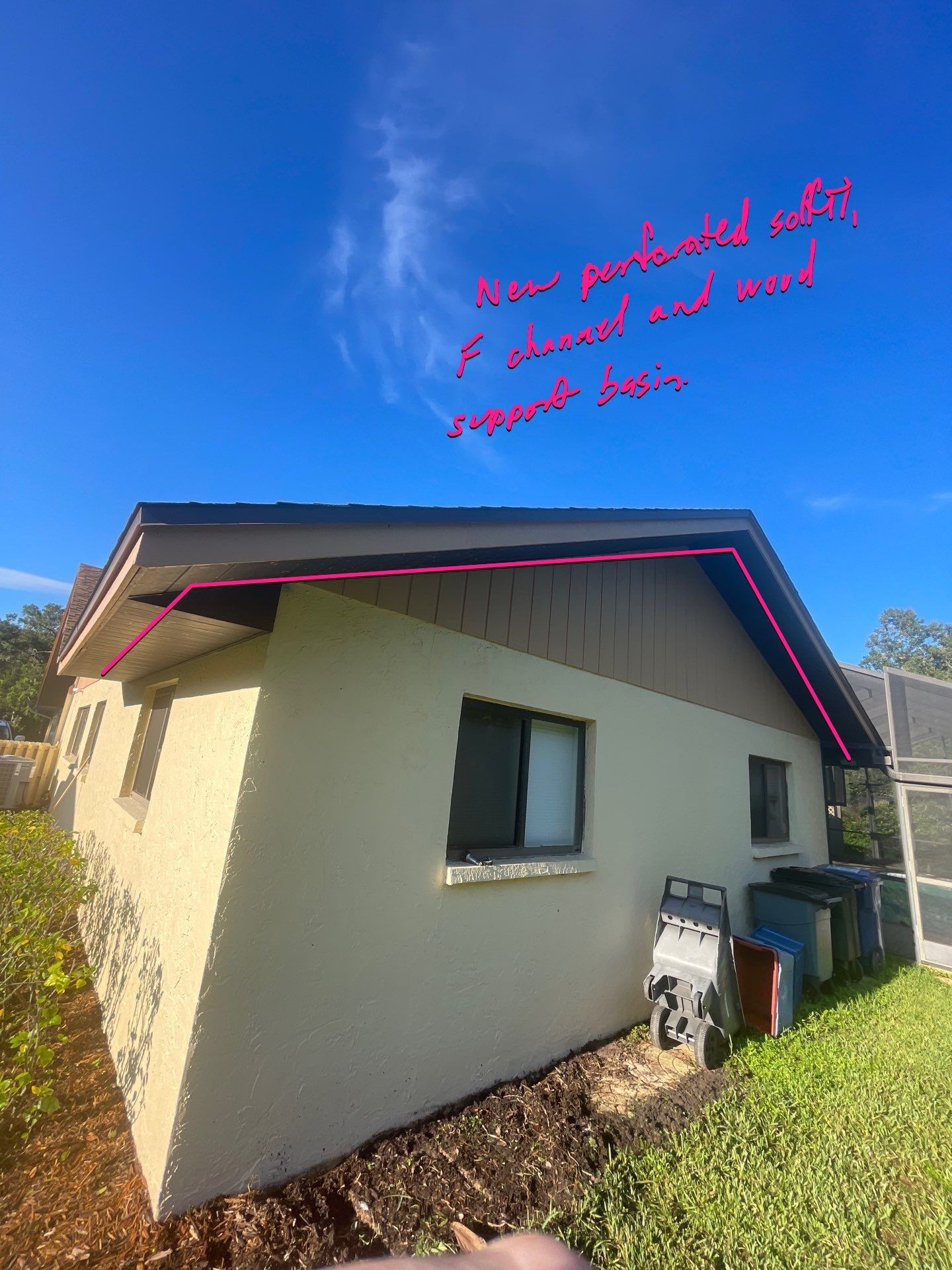 Bronze Soffit and Fascia in Sarasota FL by Gutter Professors