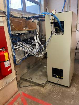 Structured cabling installation by CimaSolutions