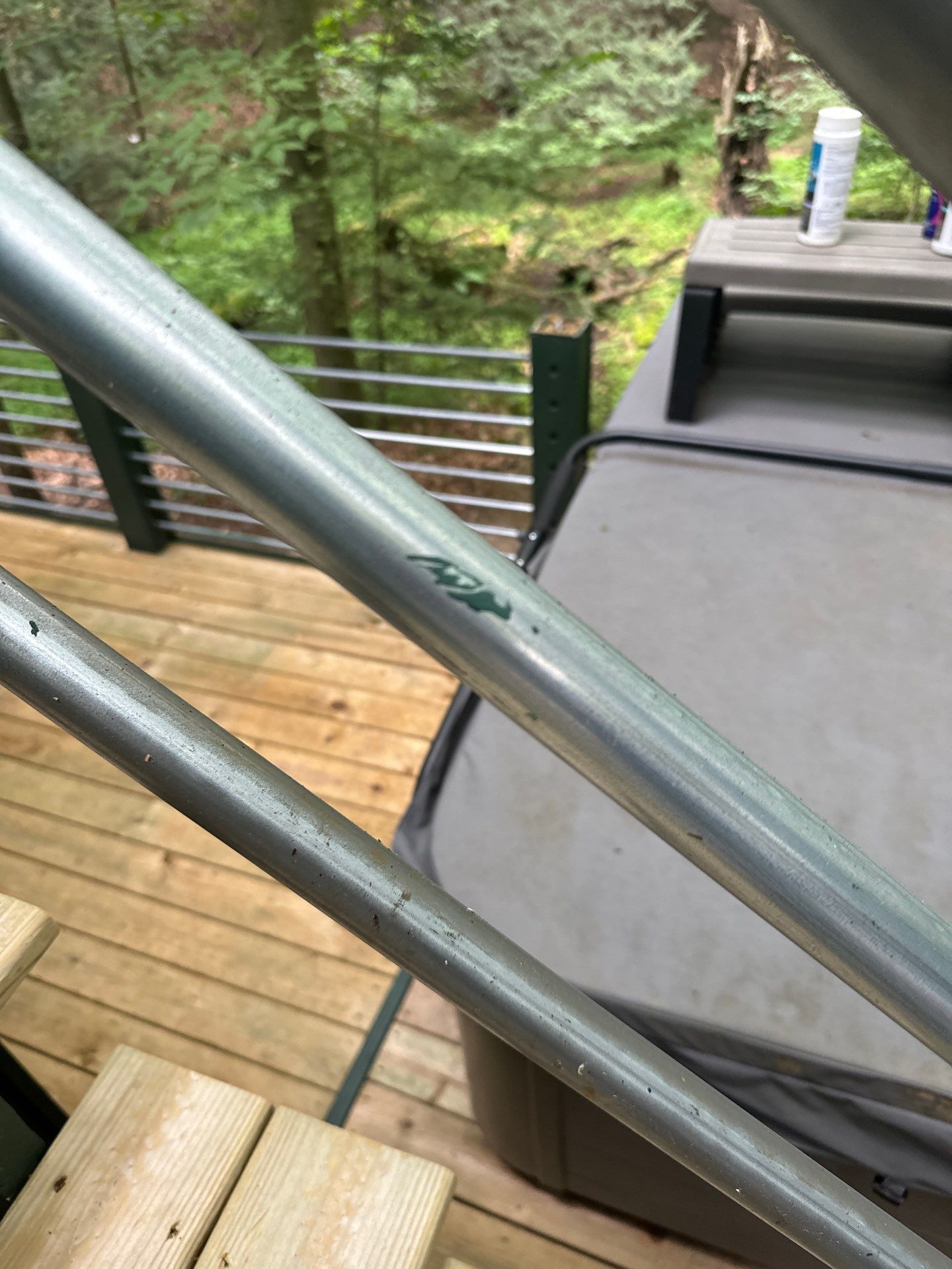 Solid staining decking and stairs. by Gordon Painting