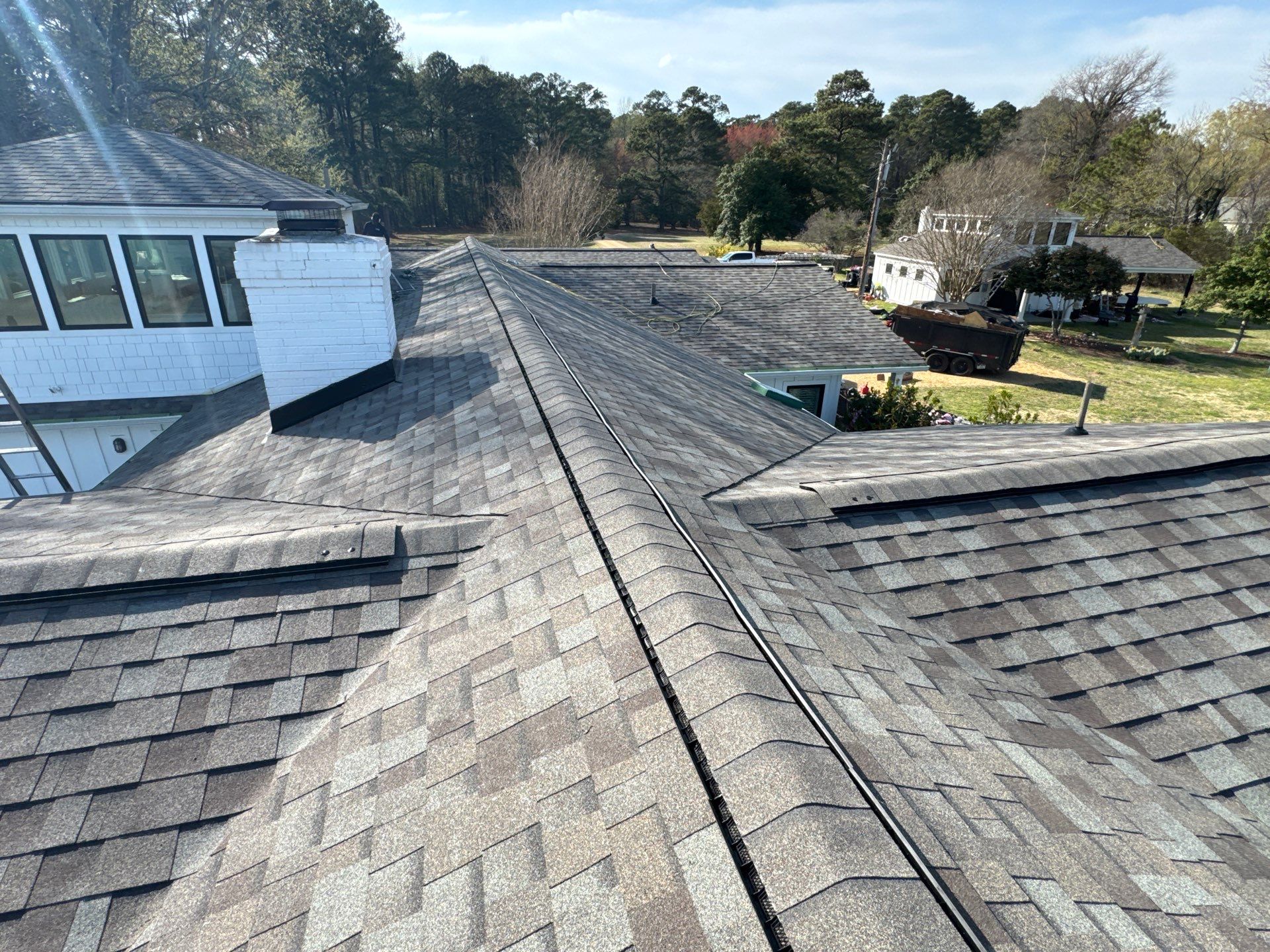 Roof Replacement in White Stone by Cade Construction