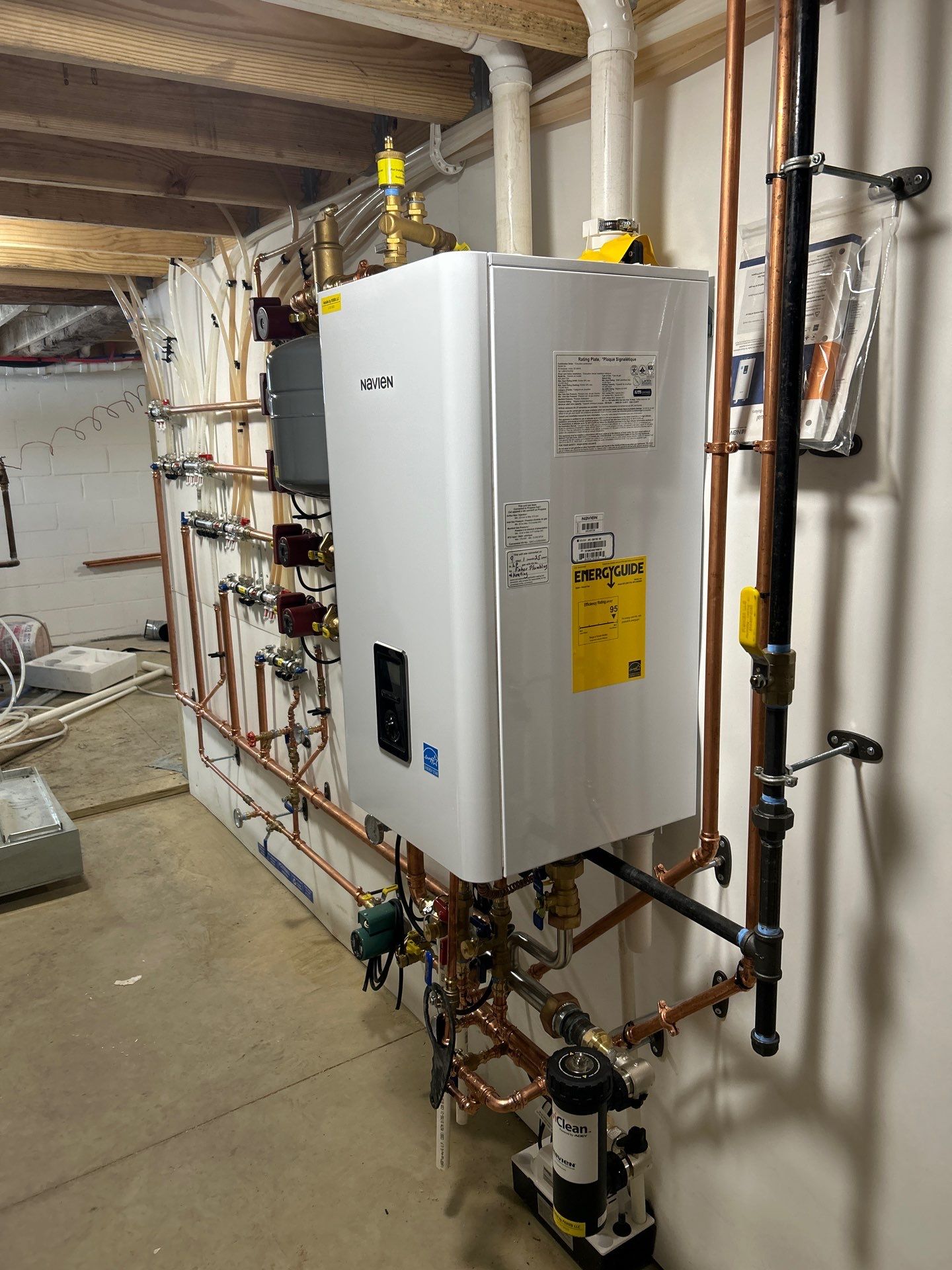 All new equipment for whole home remodel  by Fisher Plumbing