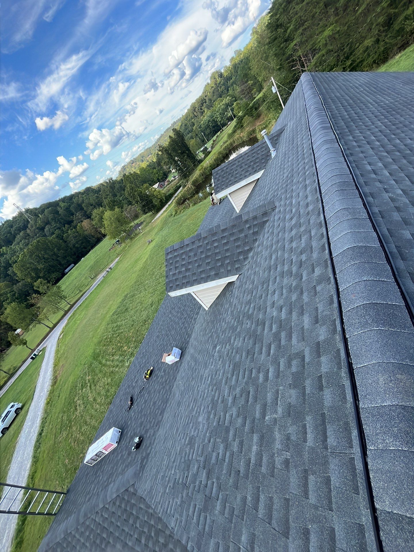 Residential Roofing Installation using GAF Timberline HDZ by Rainstoppers Roofing