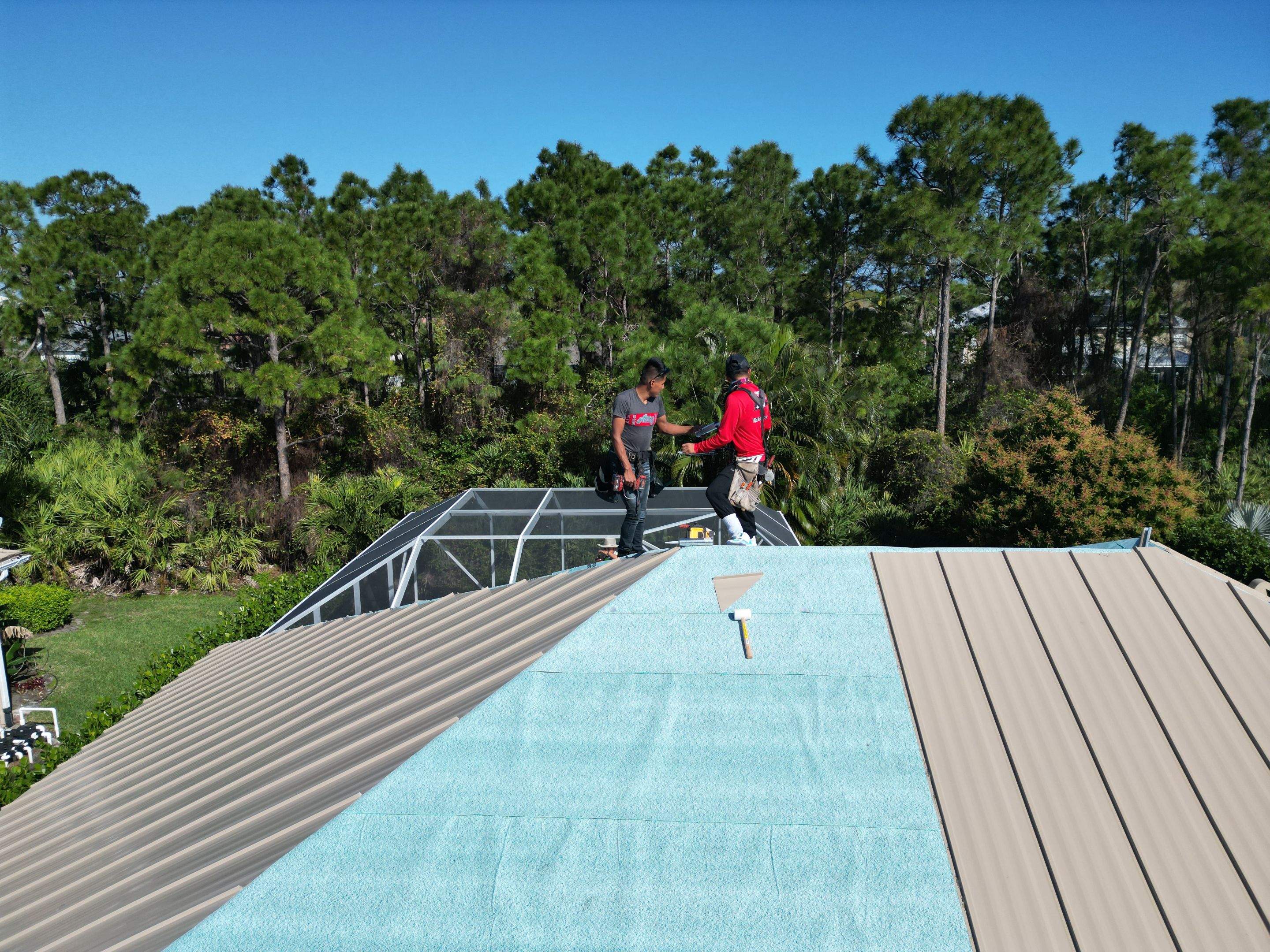 Champagne Standing Seam by Reimagine Roofing