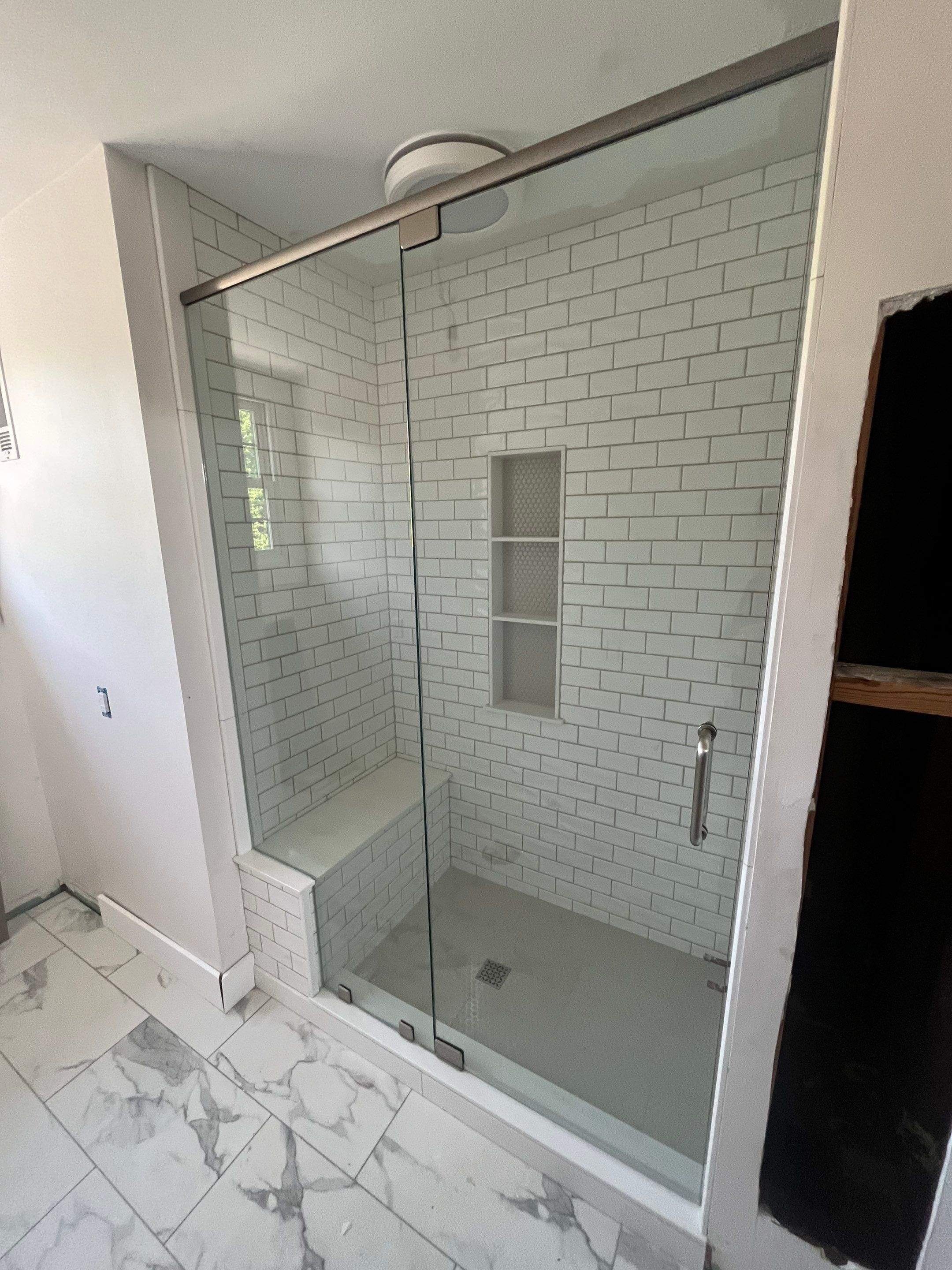 Shower Pictures by Custom Glass Service