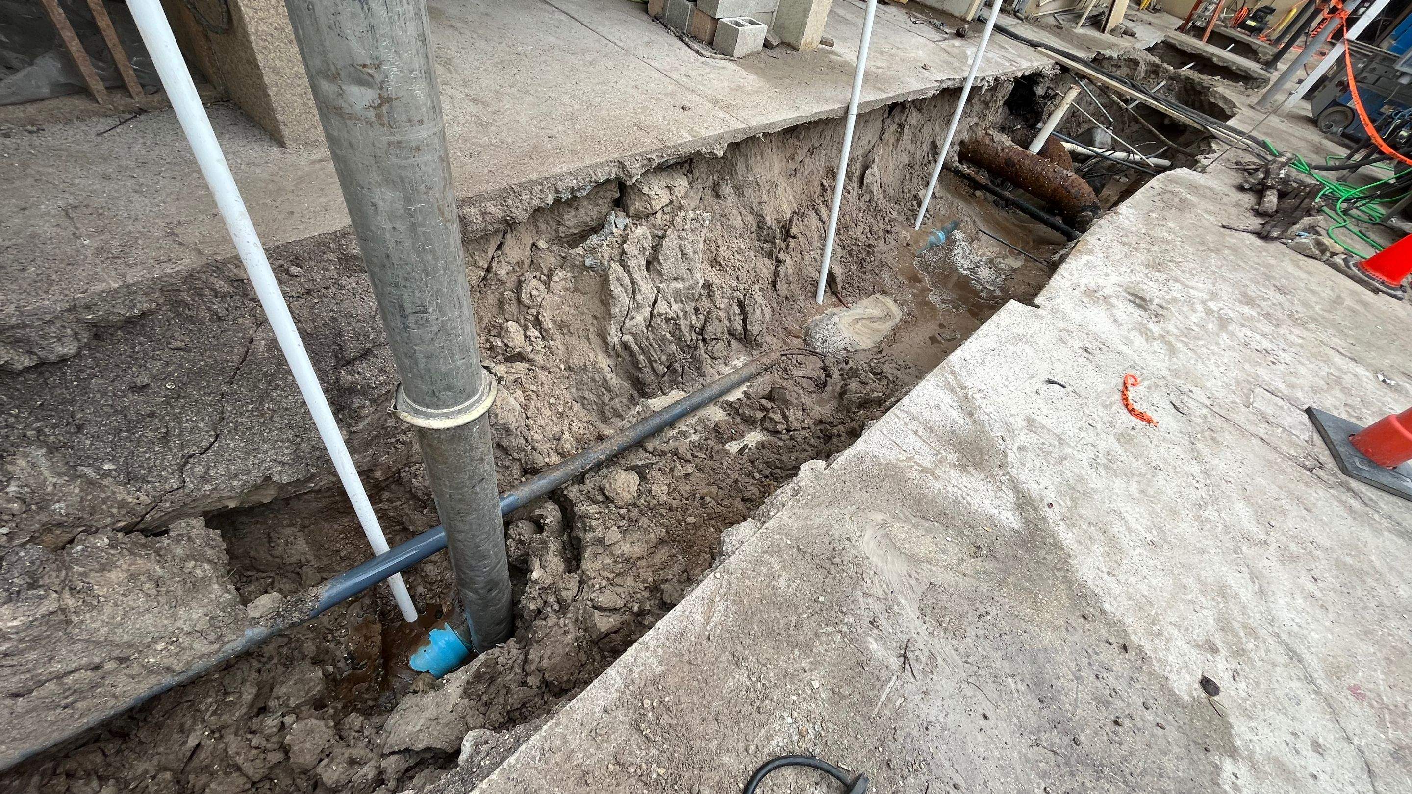 Ritz-Carlton NW Service Area Daylighting by Don Mar, Inc. Storm Water Solutions