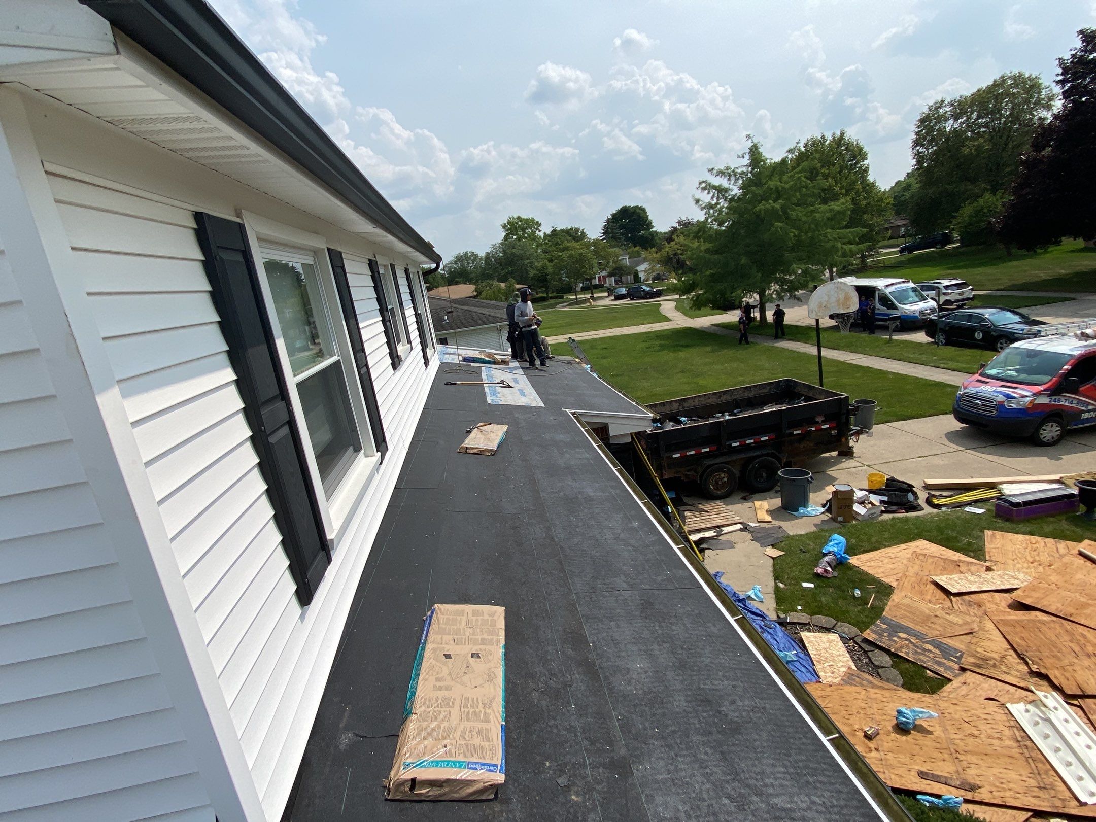 Roof Replacement using CertainTeed Landmark by 180 Contractors