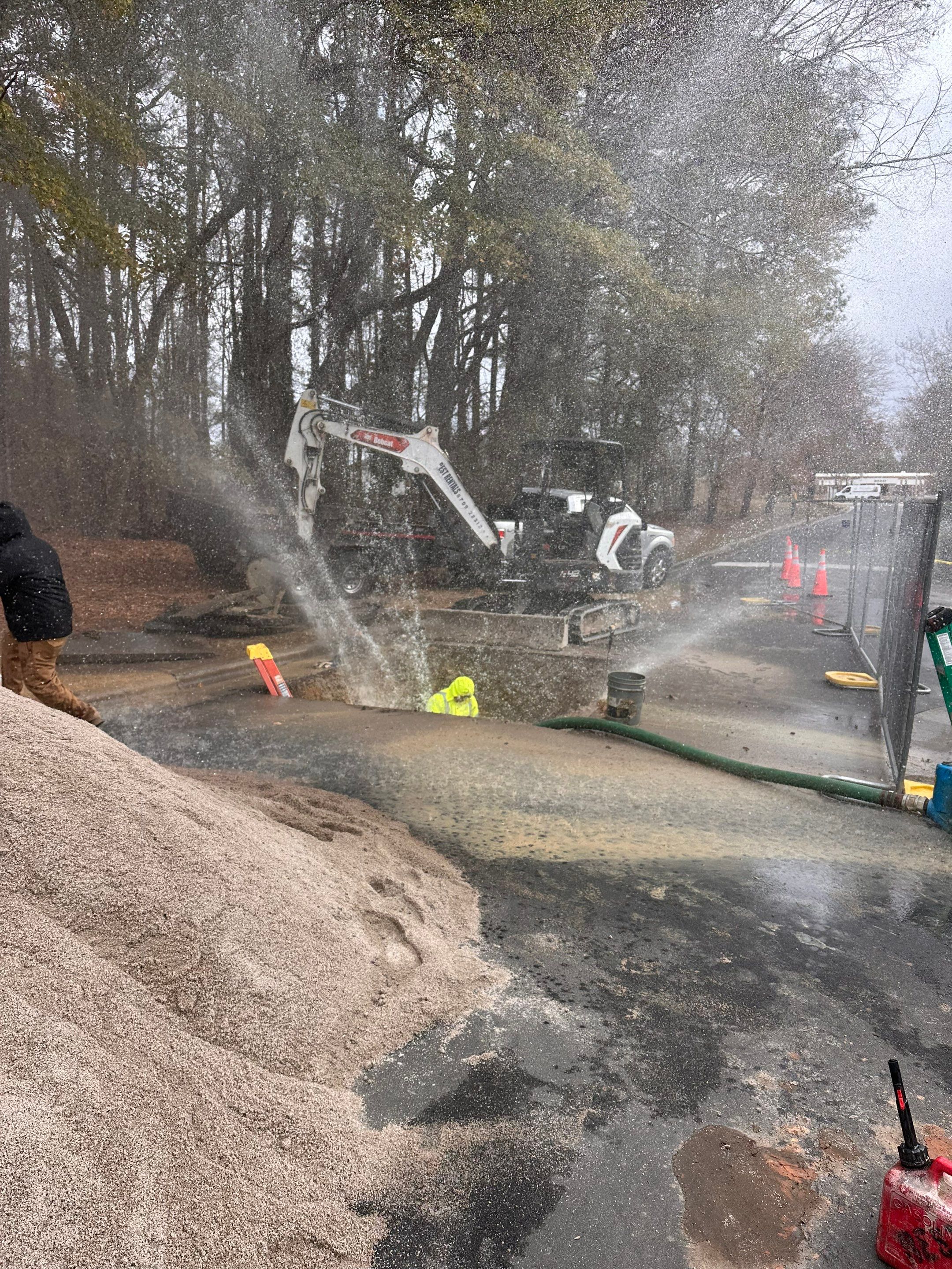 Emergency Private Watermain Repair  by S.W. Contracting & Consulting