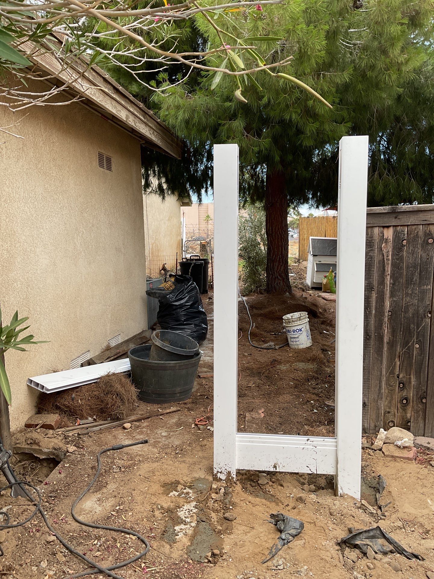 Fence Repair using Vinyl by Fence Guys Inc. 