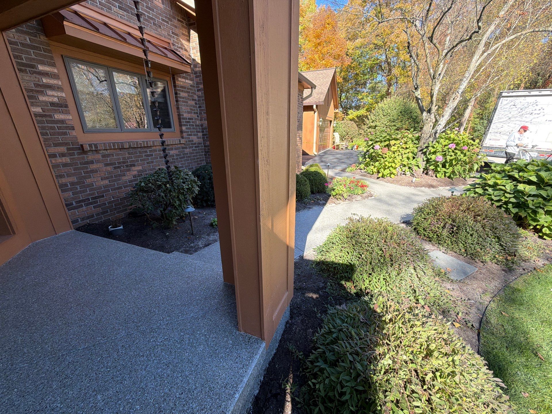 Vintage Shalestone Stoop & Sidewalk Coating by NG Masonry & Construction LLC