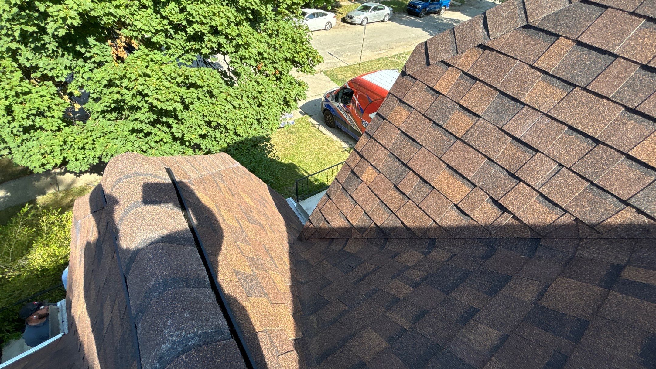 Roof Replacement using Owens Corning Brownwood by 180 Contractors