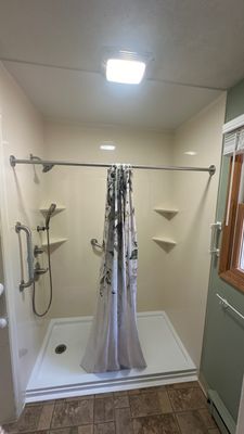 Tub to Walk-In Shower Installation in Belchertown, MA 