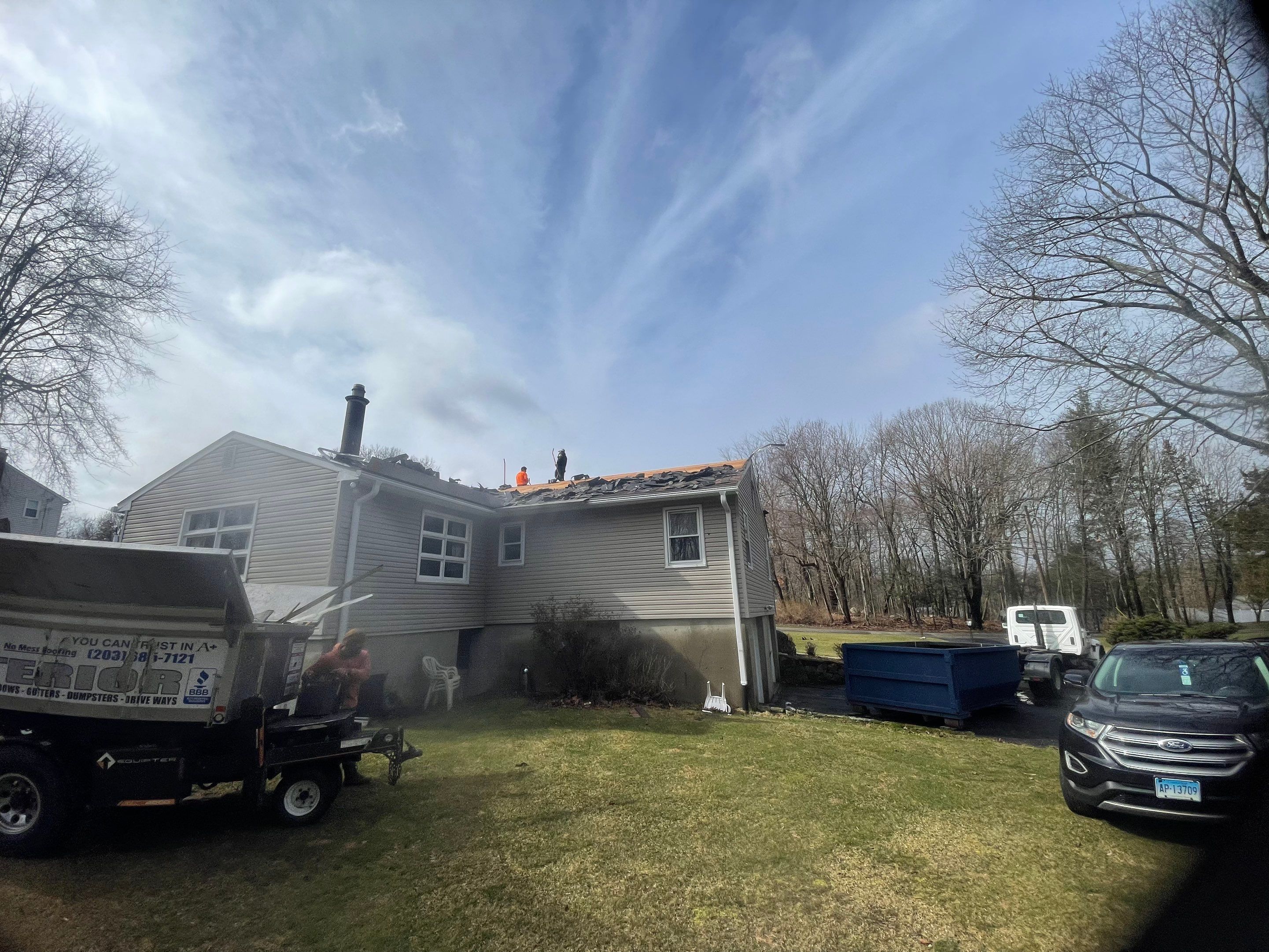 Residential Roofing Installation using Owens Corning TruDefinition Duration Designer - Black Sable by A Plus Exterior