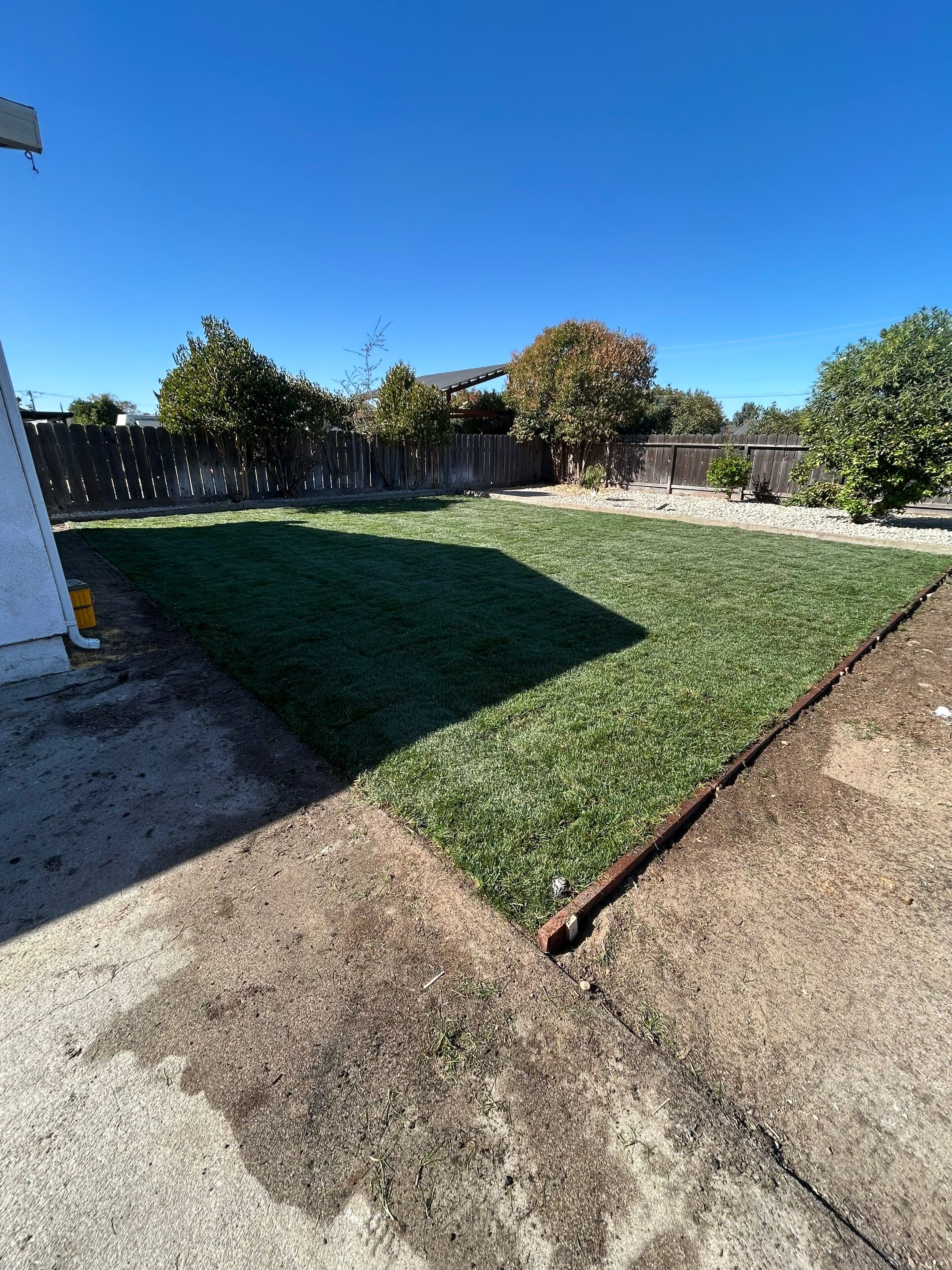 Project in Oakdale by A - G Sod Farms