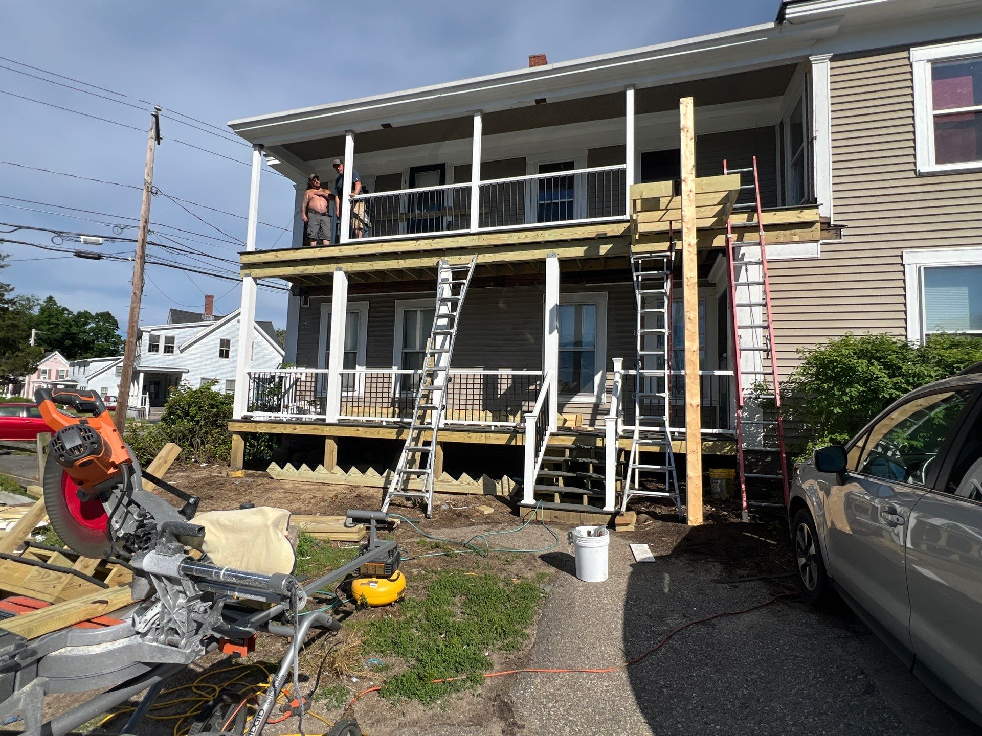 Rochester, NH Deck Rehab by Tall pine roofing