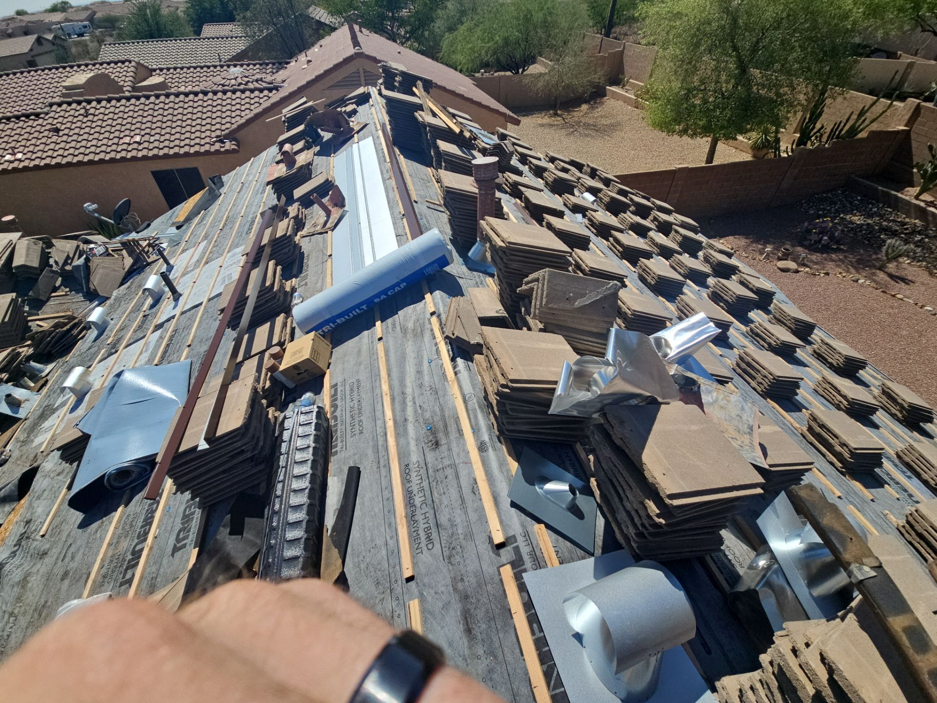 Concrete Tile Refelt by Weather-Tite Exteriors LLC