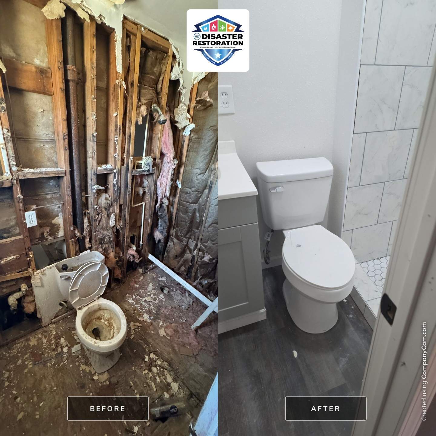 Restoration of an abandoned home - Project in Midland, TX by Harden Enterprise Services LLC