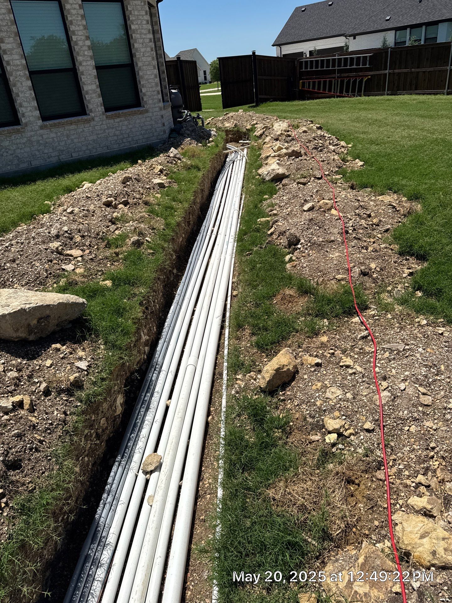 Modern Rectangular Pool with Sheer Waterfall by Pinnacle Pools and Spas - DFW