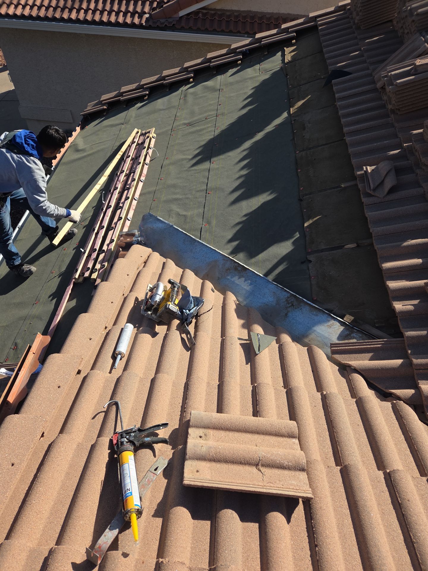 Tile Leak Repair by RTP Roofing Company