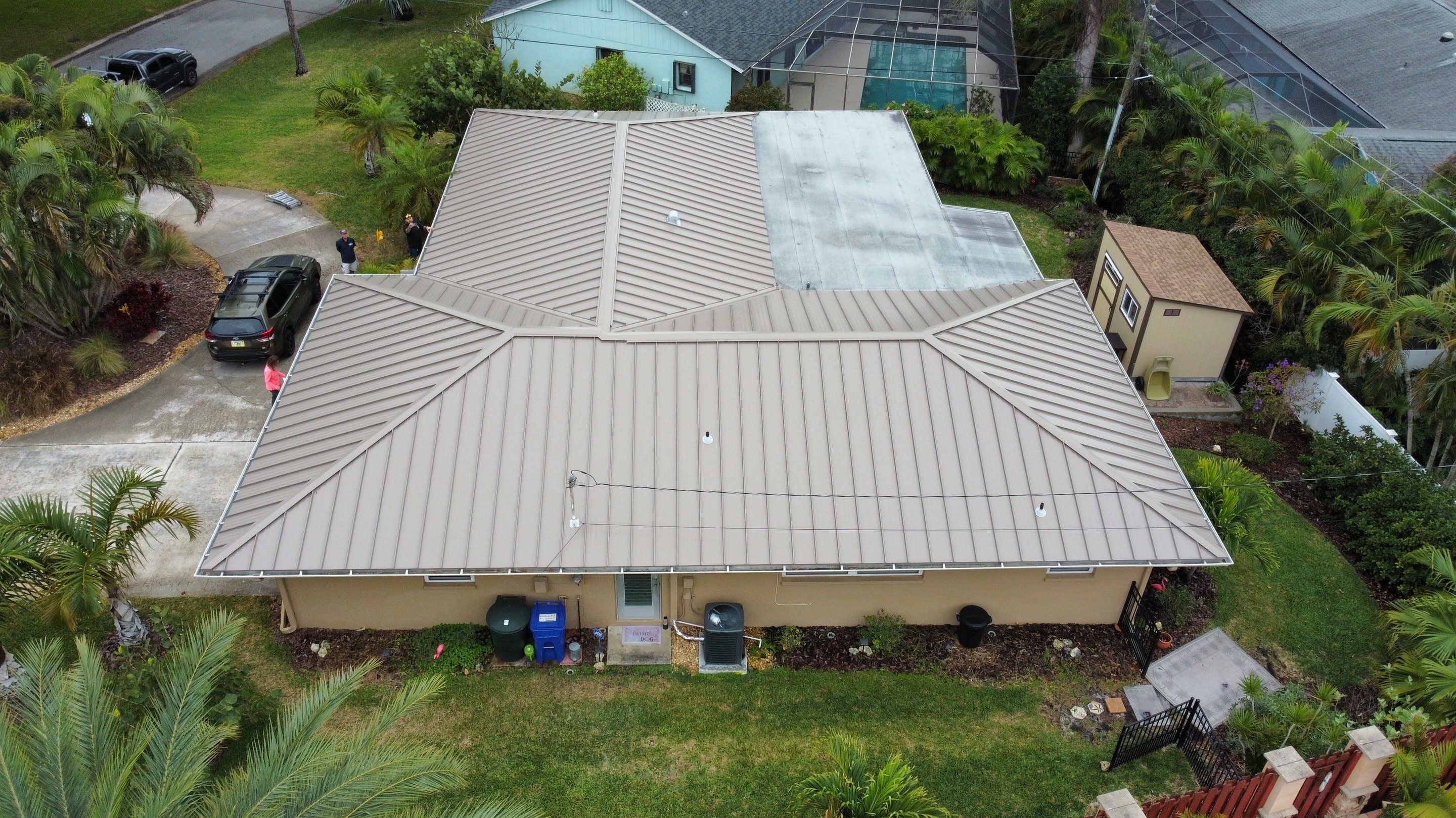 Standing Seam Metal Roof Replacement in Dunedin, FL by Steadfast Roofing 