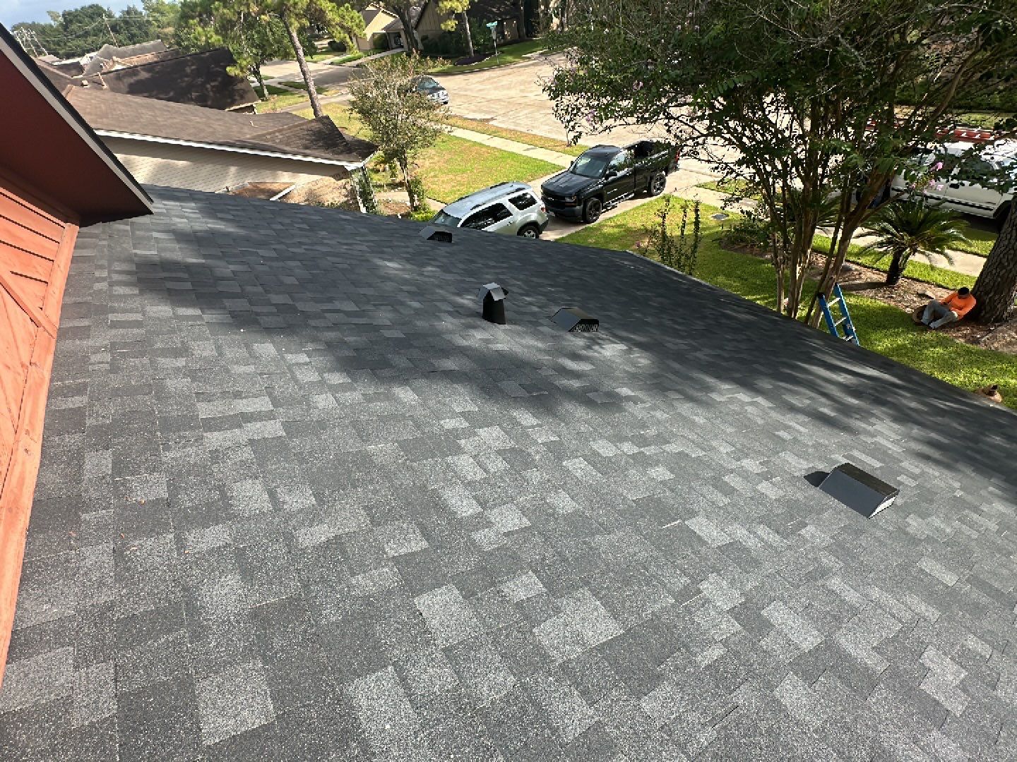Residential Roofing Installation using Owen's Corning Duration (Lifetime) Shingles by Roof Repair Company