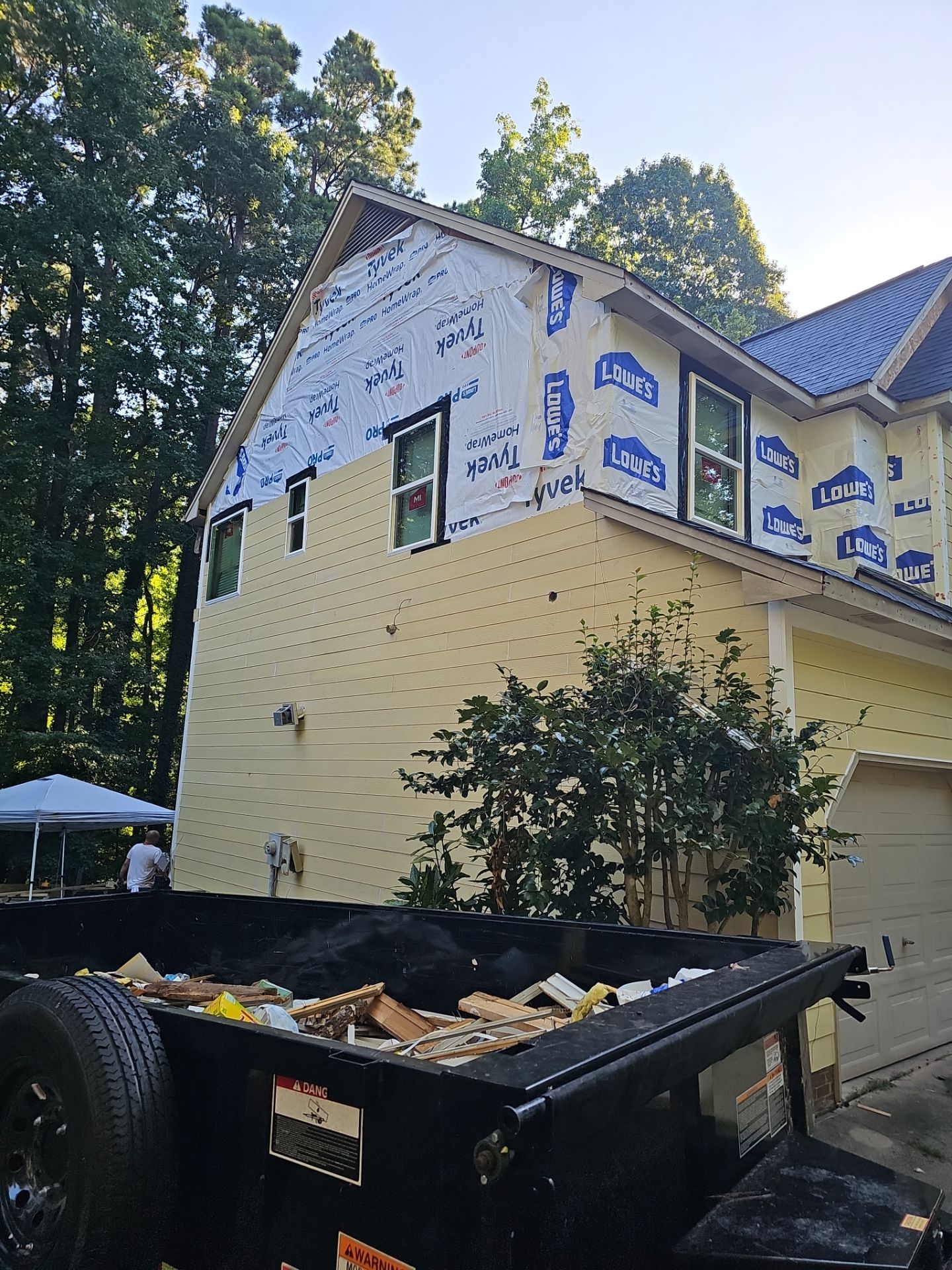 New Windows, Siding, Trim, Fence, and Backyard Concrete Pad by Billy Weatherspoon Contractor