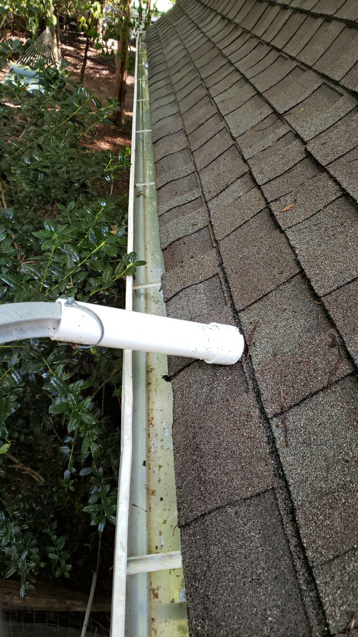 Gutter Guard Instalation using Easy-on gutter guard by Gutter Glove by Power Wash Masters LLC