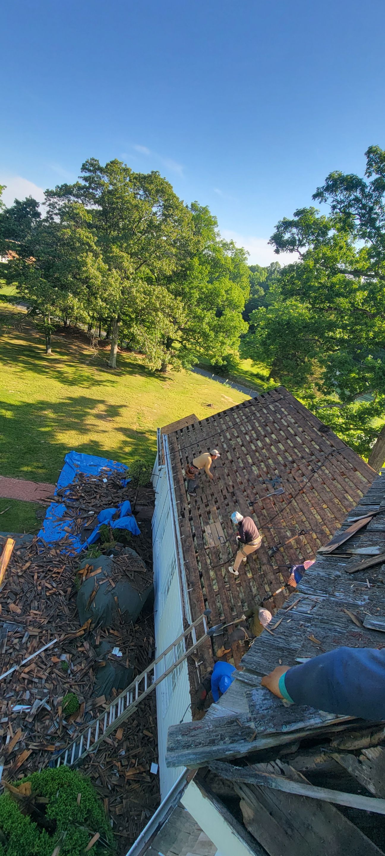 Church Roof Installation using GAF Slateline by ExteriorPros