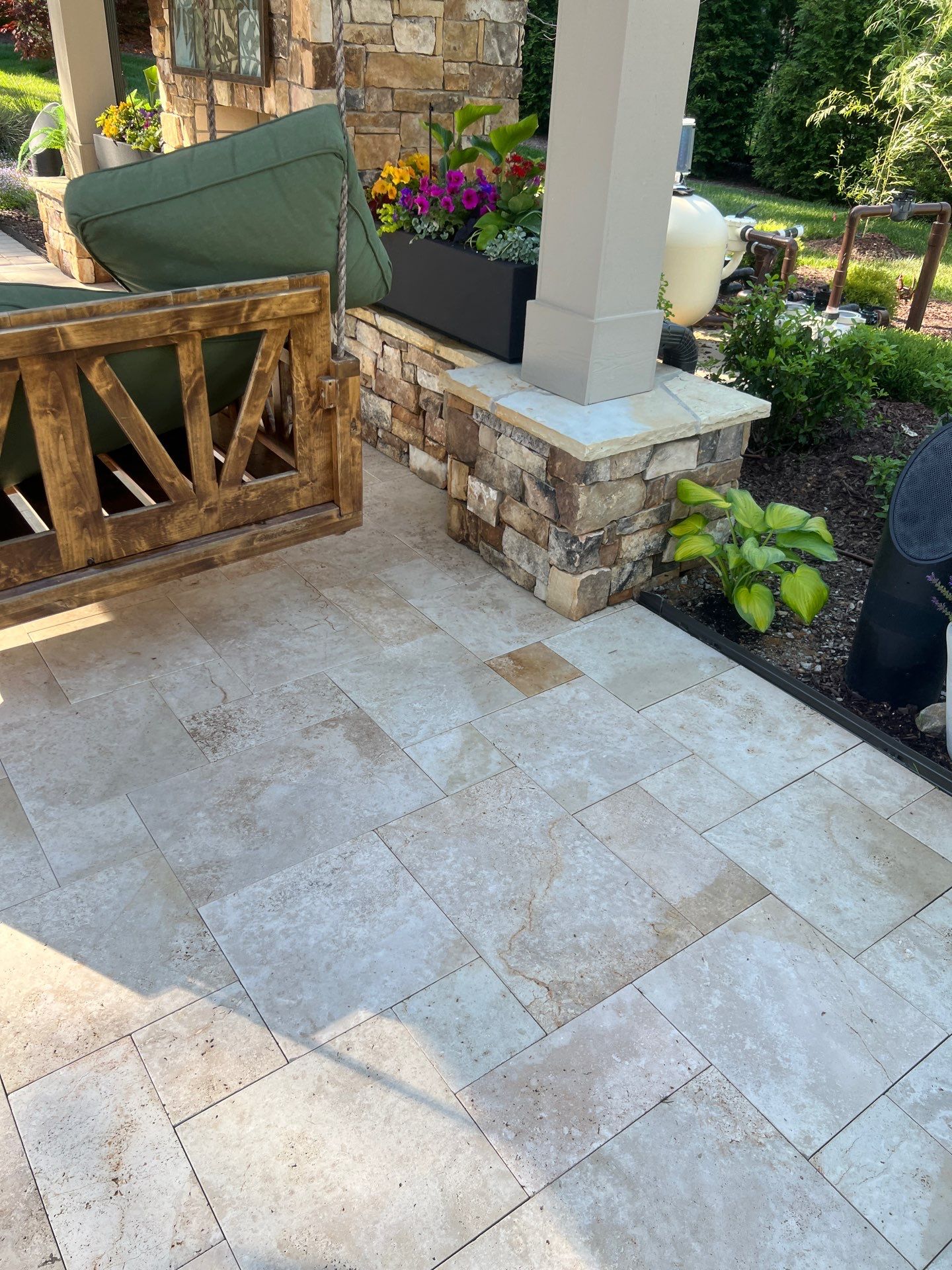 Pool Deck using Wood Sealant by DuraSeal
