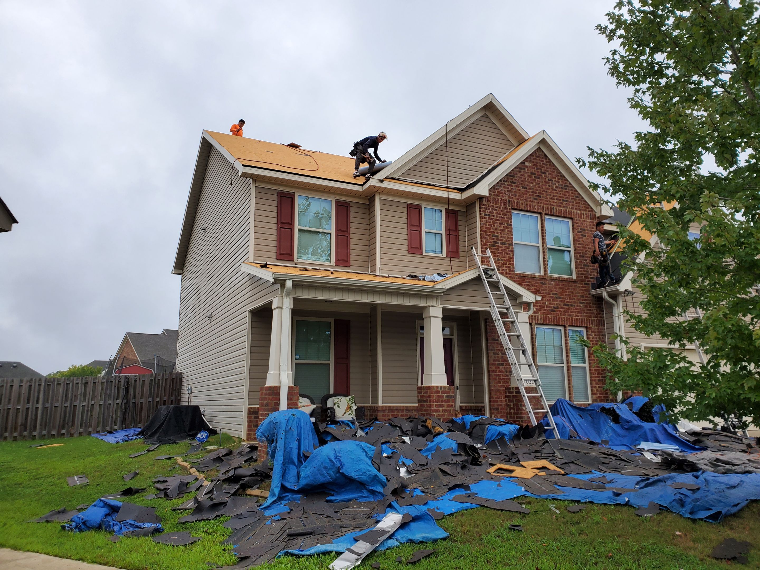 Residential Roofing Installation using Owens Corning by Inspector Roofing and Restoration