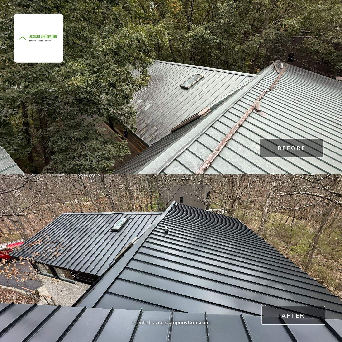 Standing Seam Curved Metal Roof System by Assured Restoration