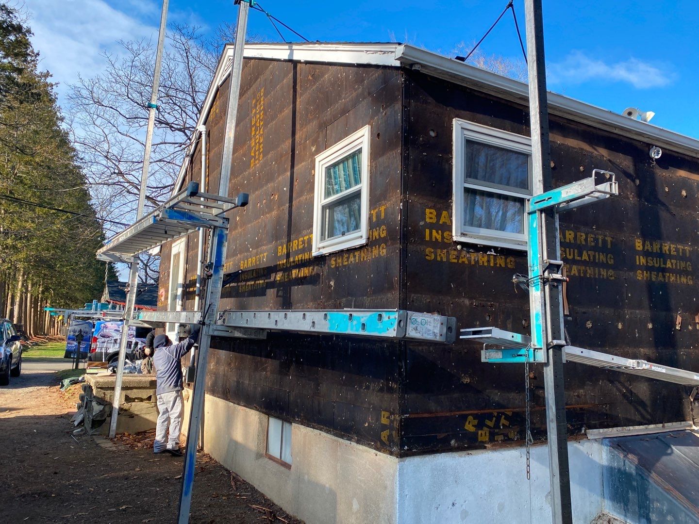 Siding Installation using Certainteed Mainstreet Forest Green by A Plus Exterior