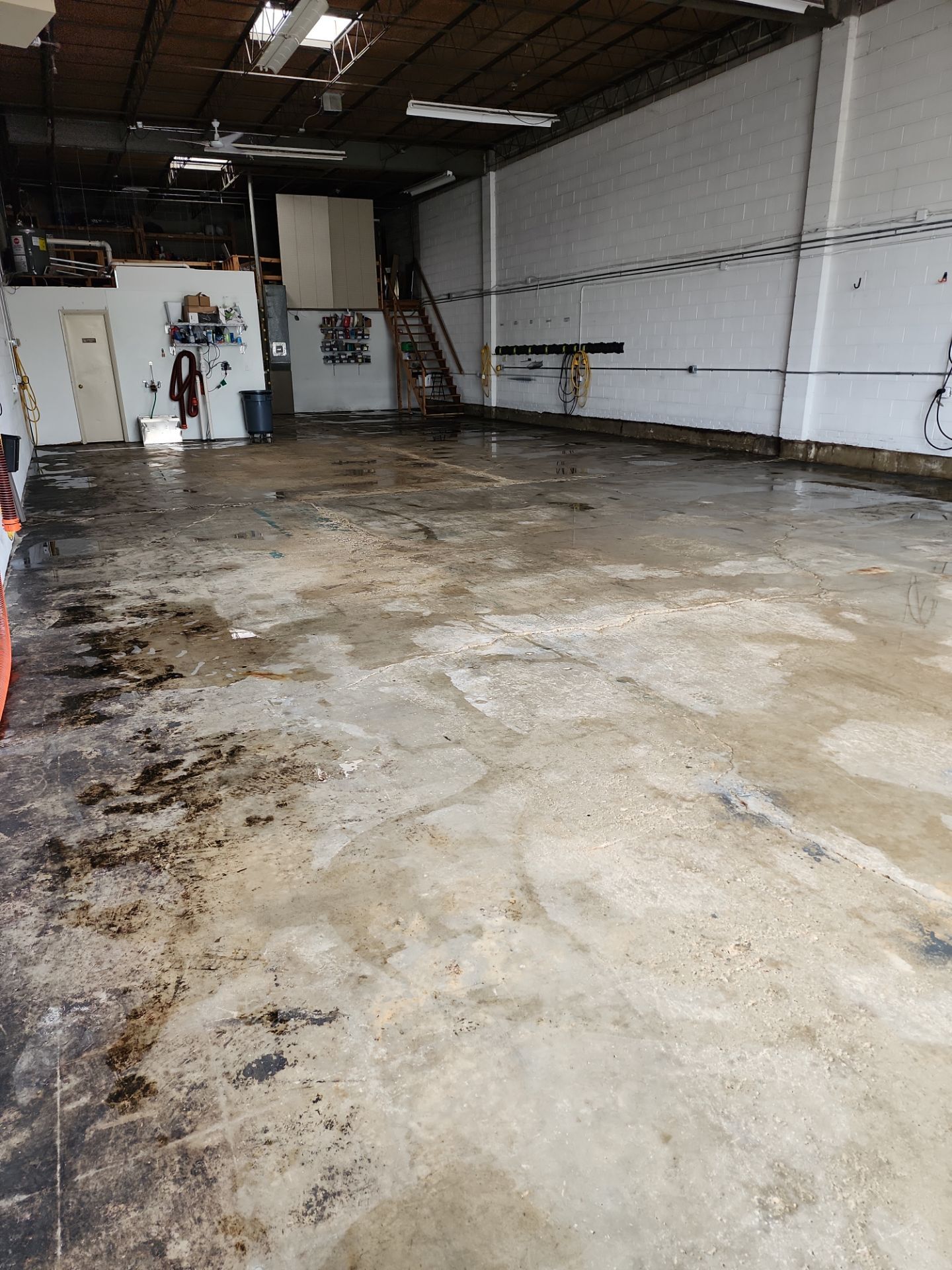commercial pressure washing using Hot water by Northern Power Washing LLC.