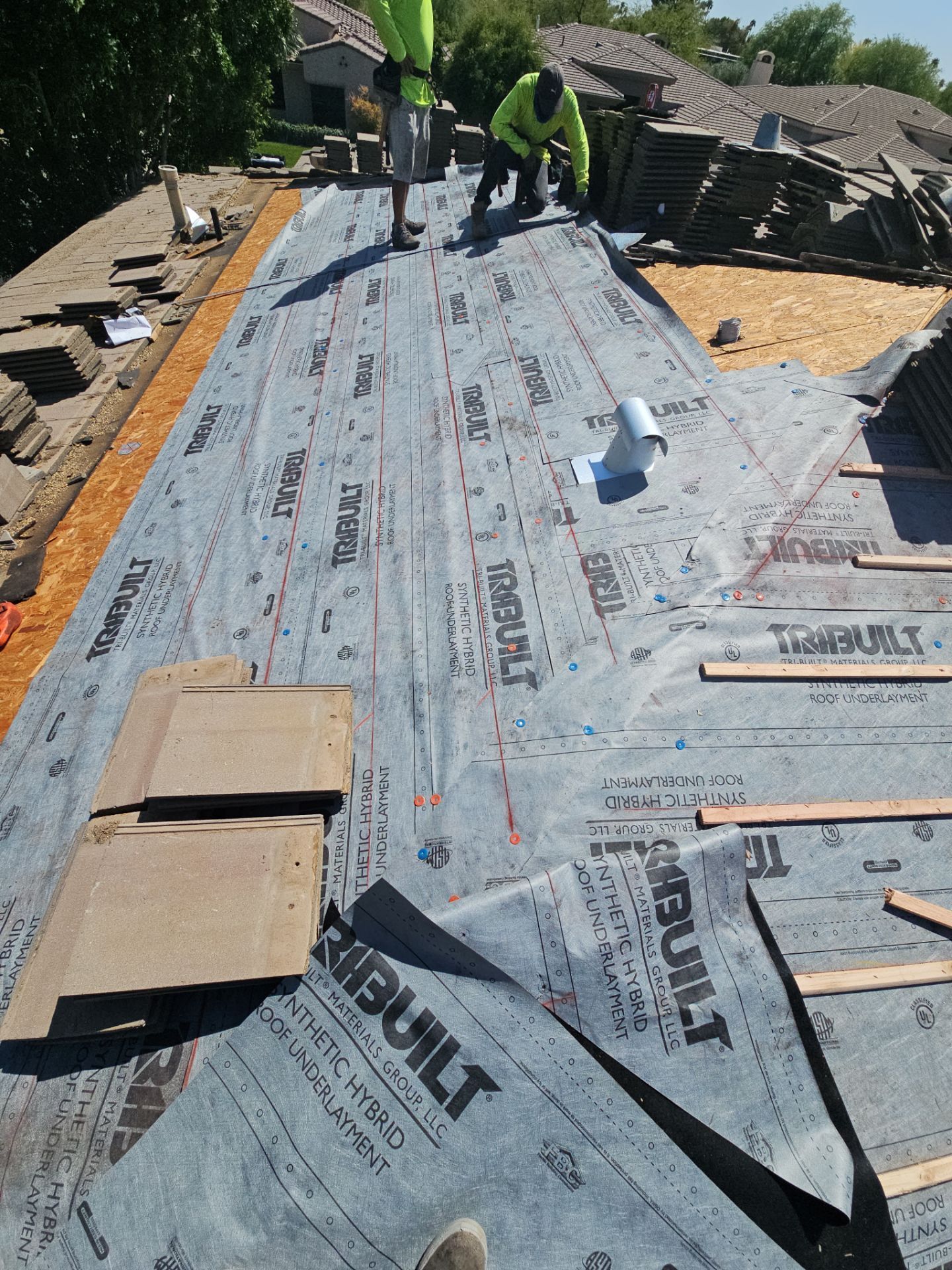 Concrete Tile Refelt by Weather-Tite Exteriors LLC