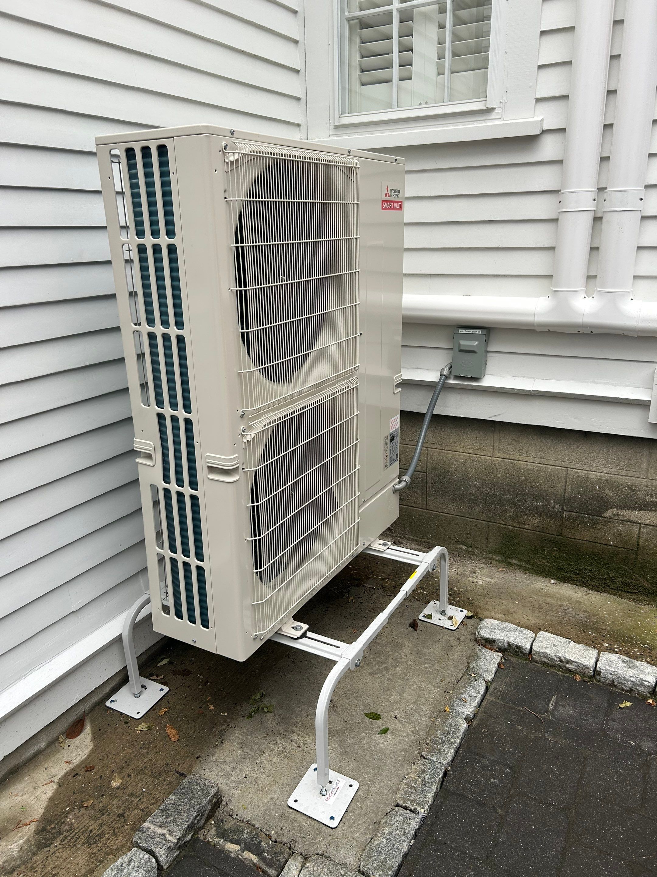 Multi-Zone Mitsubishi Ductless Mini-Split Installation in Historic Newport Home by Ocean State Air Solutions