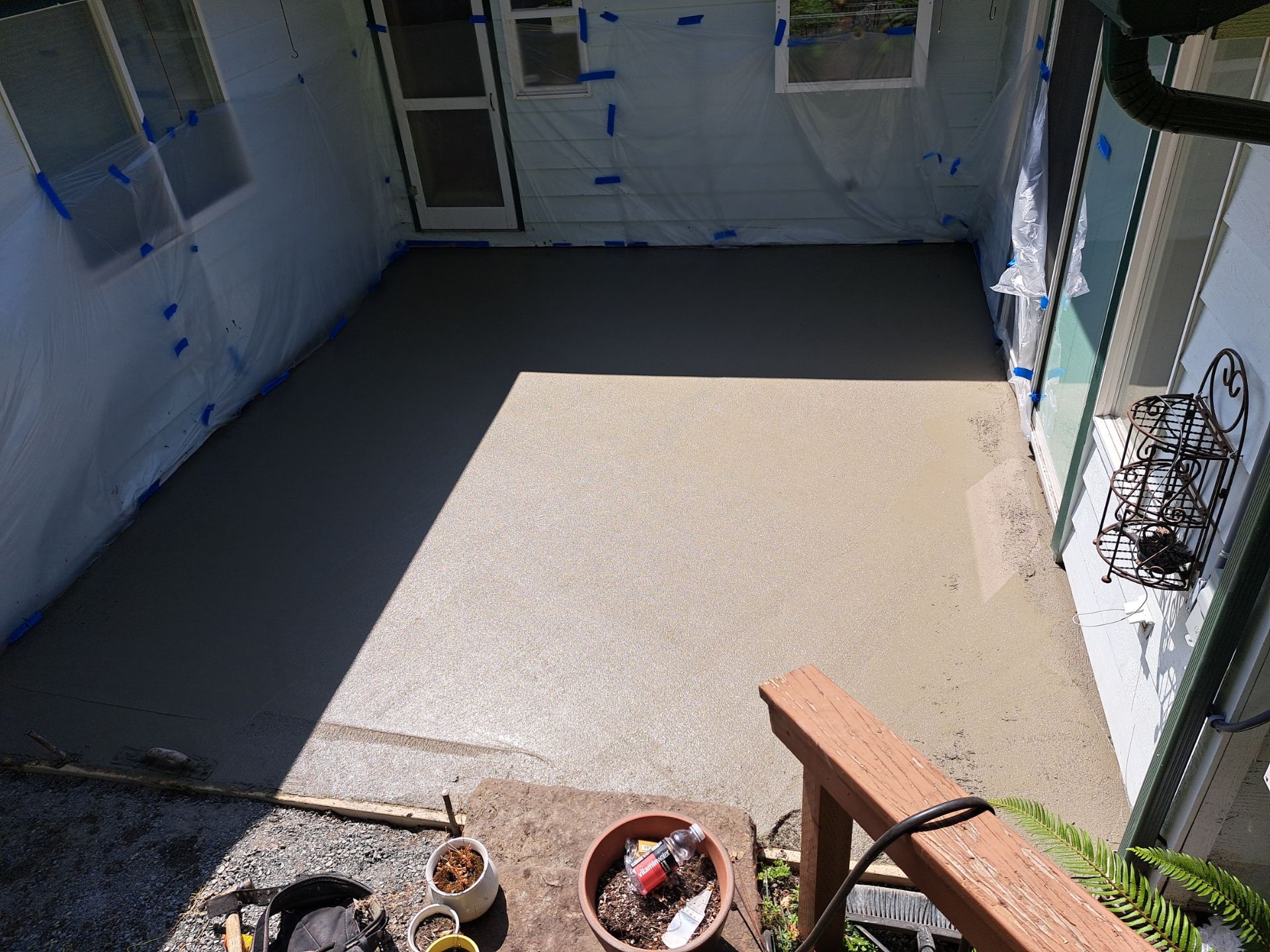 Stamped Concrete Patio and Driveway | Edmonds  by Jireh Asphalt & Concrete Inc 