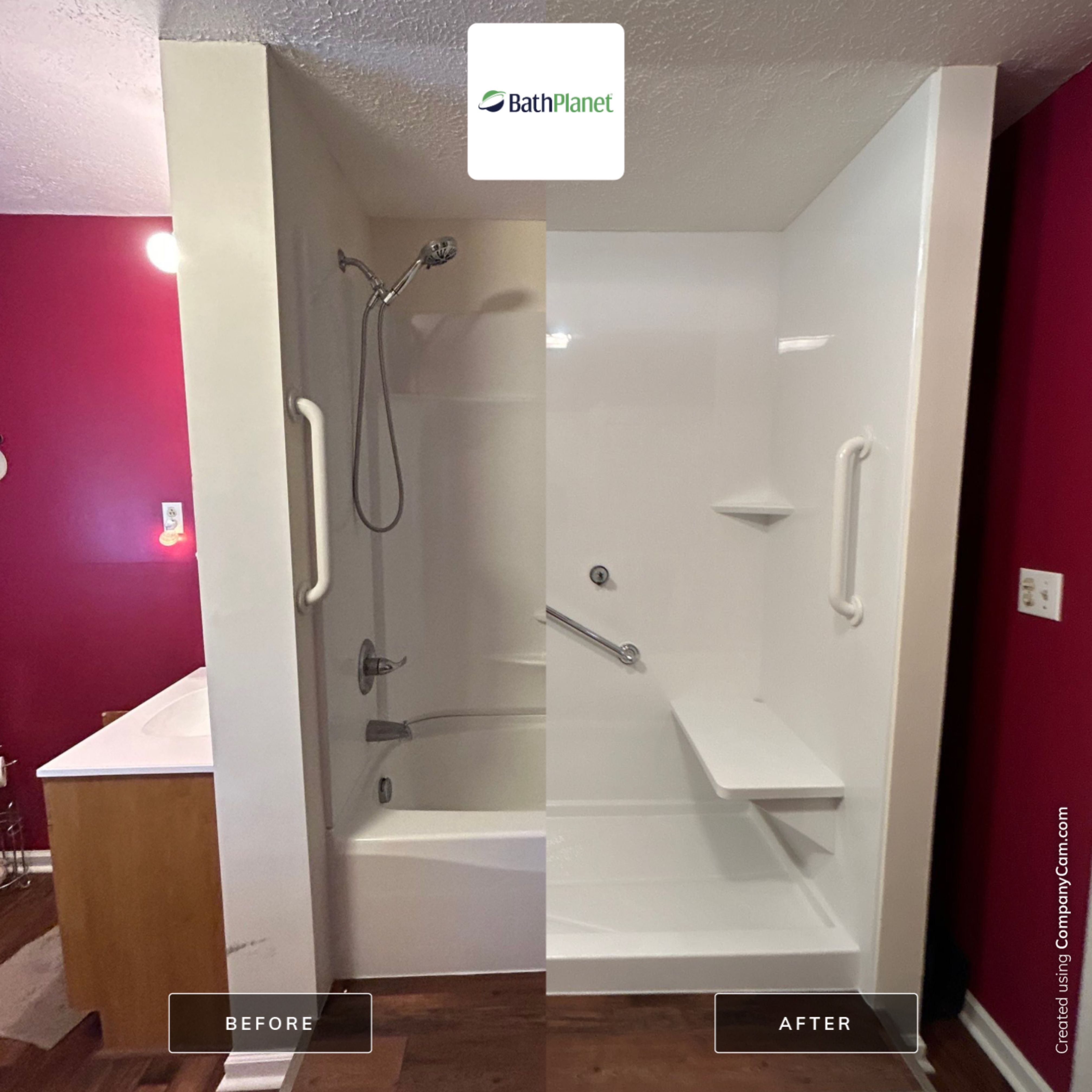 Tub to Shower by BathPlanet SW Virginia